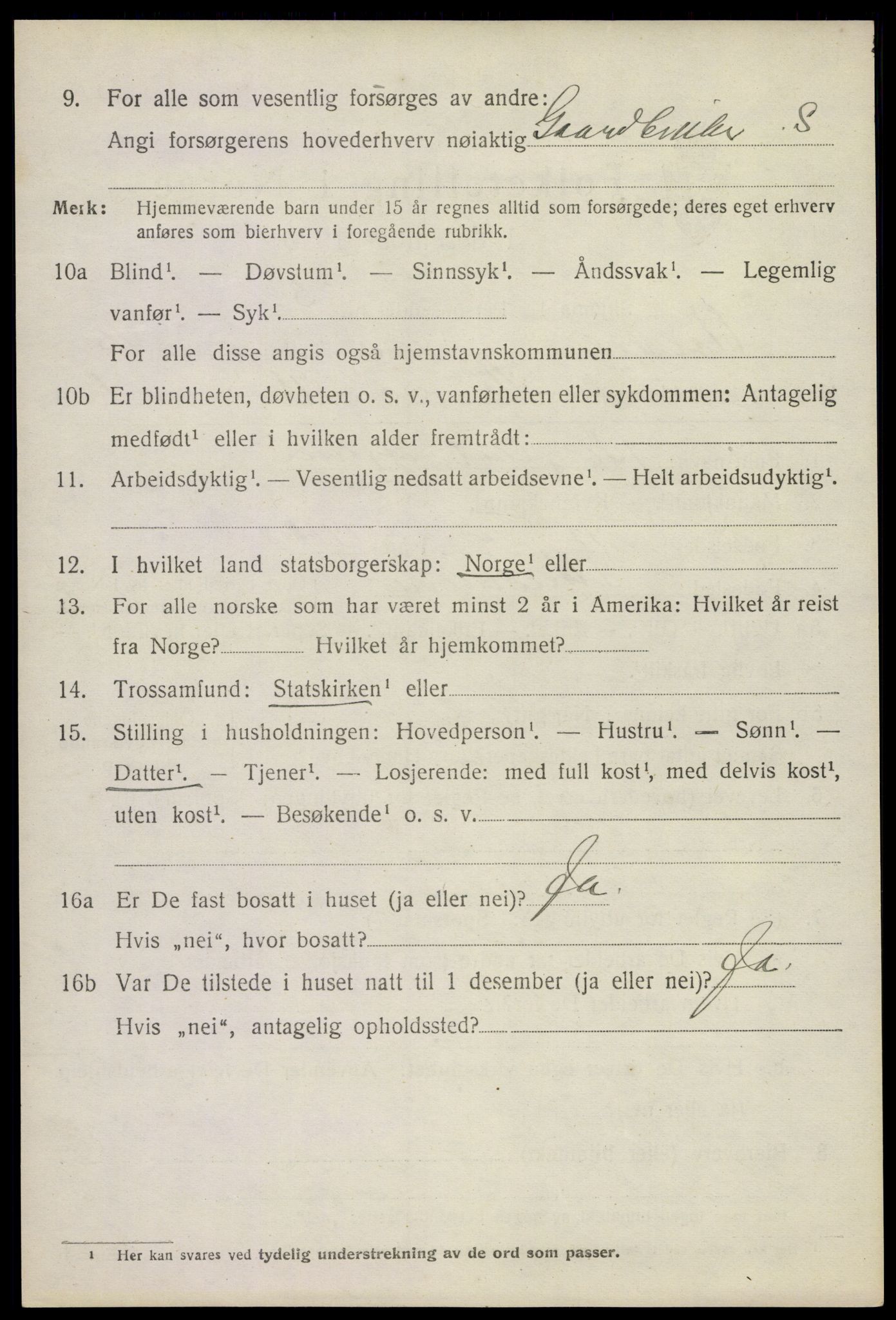 SAKO, 1920 census for Andebu, 1920, p. 5493