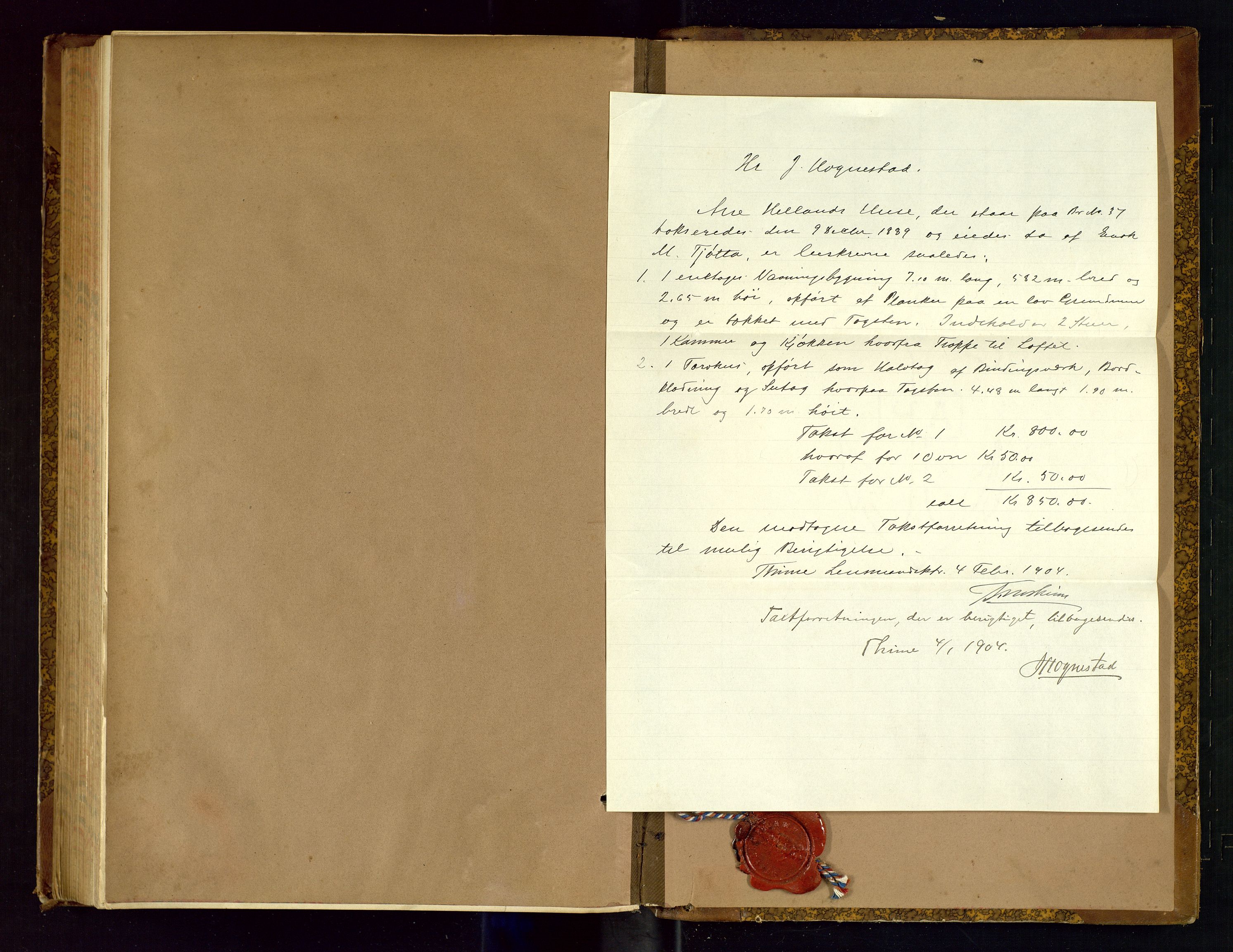 Time lensmannskontor, AV/SAST-A-100420/Gob/L0001: Branntakstprotokoll, 1896-1914