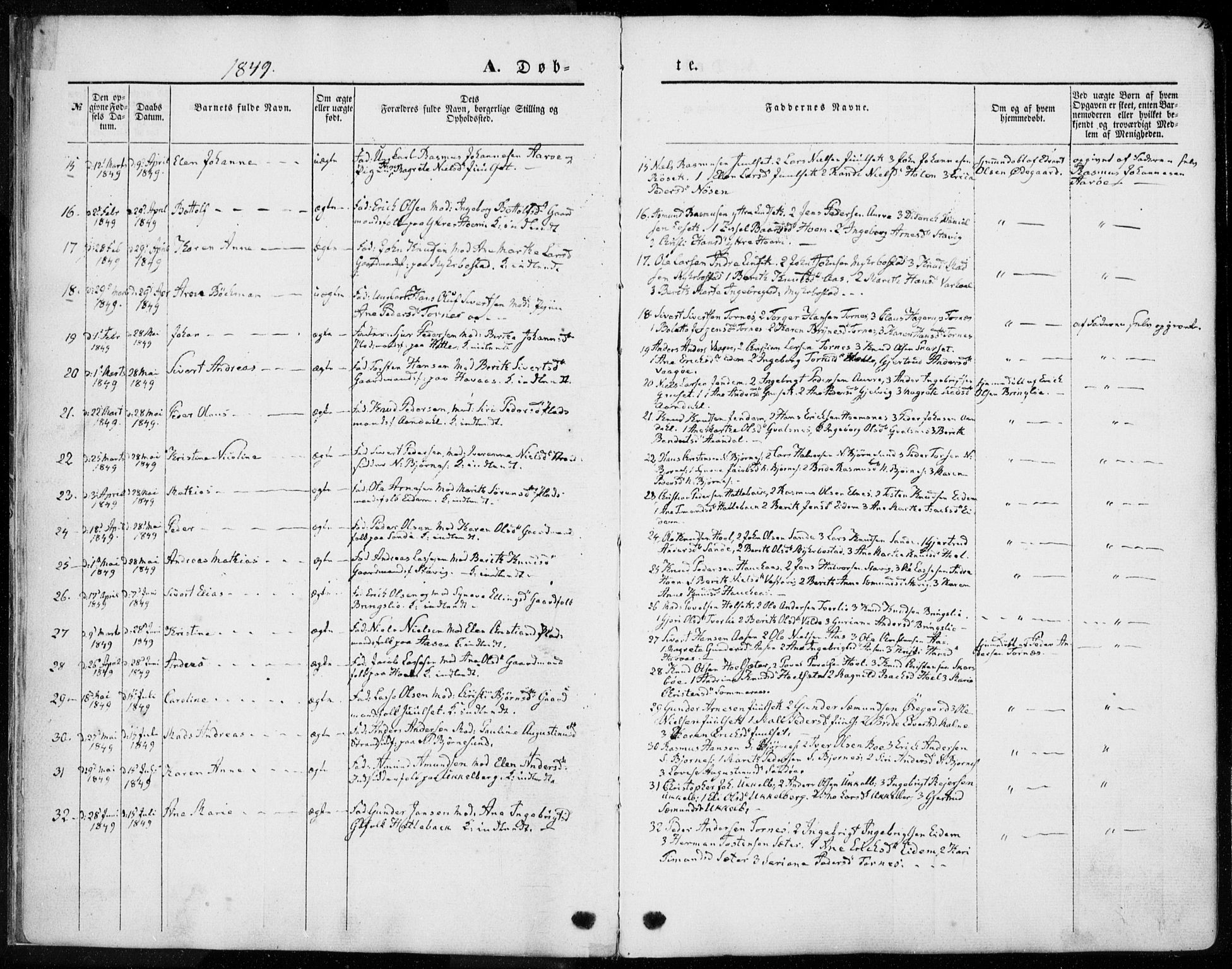 Ministerialprotokoller, klokkerbøker og fødselsregistre - Møre og Romsdal, SAT/A-1454/565/L0748: Parish register (official) no. 565A02, 1845-1872, p. 13