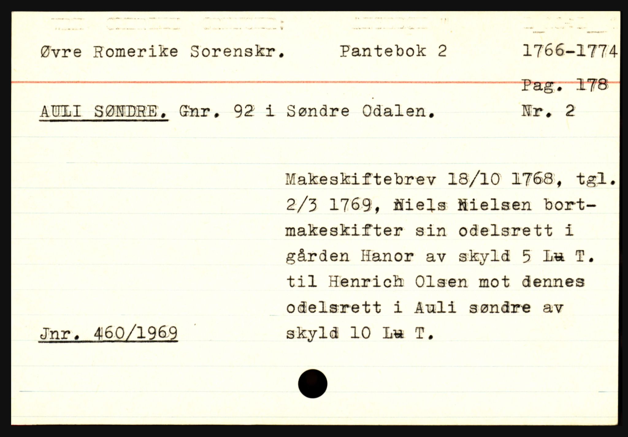 Statsarkivet i Oslo, AV/SAO-A-10621/Z/Zc/L0001: Christiania, Drøbak, Fredrikshald, Fredrikstad, Moss, Sarpsborg, Hvitsten, Hølen, Oslo-Aker, Son.  Diverse: Odalen, Takst- og delesaker uten Gnr/bnr, Saker utenfor SAOs distrikt., p. 838