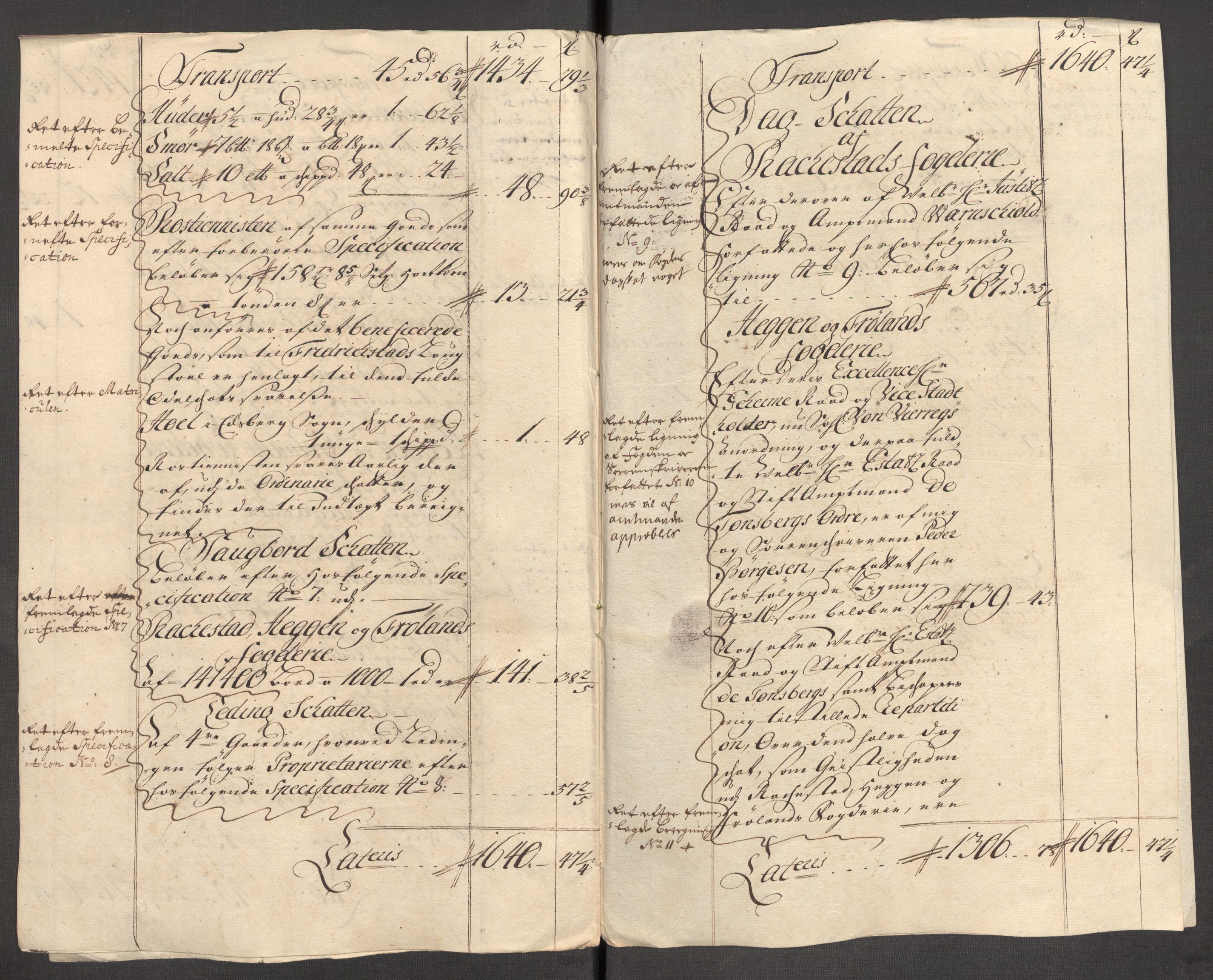 Rentekammeret inntil 1814, Reviderte regnskaper, Fogderegnskap, AV/RA-EA-4092/R07/L0306: Fogderegnskap Rakkestad, Heggen og Frøland, 1713, p. 247