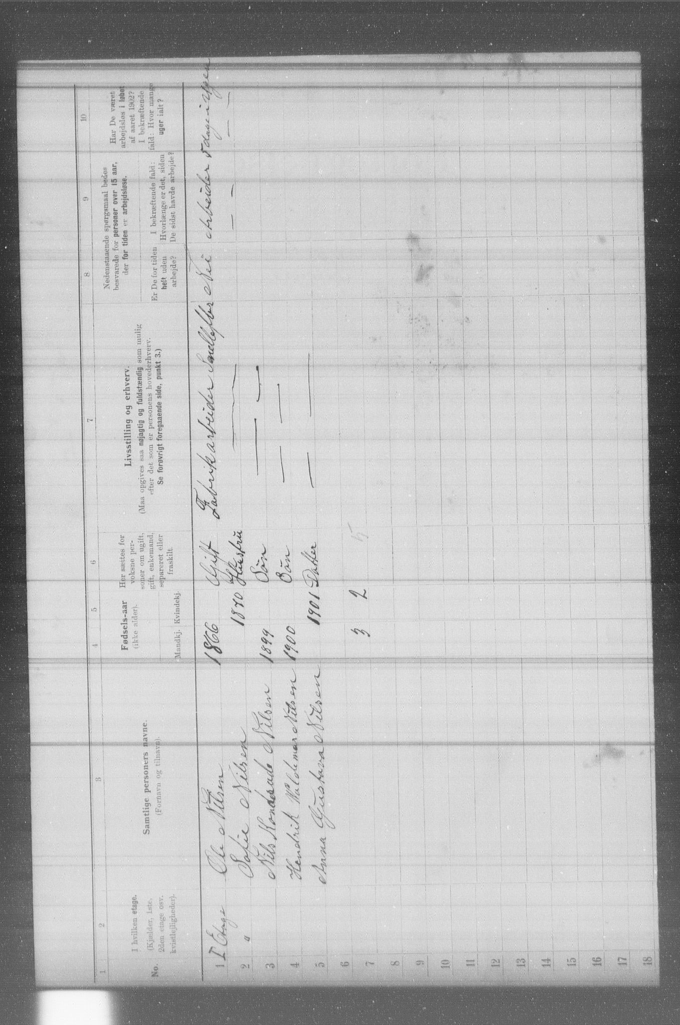 OBA, Municipal Census 1902 for Kristiania, 1902, p. 4584