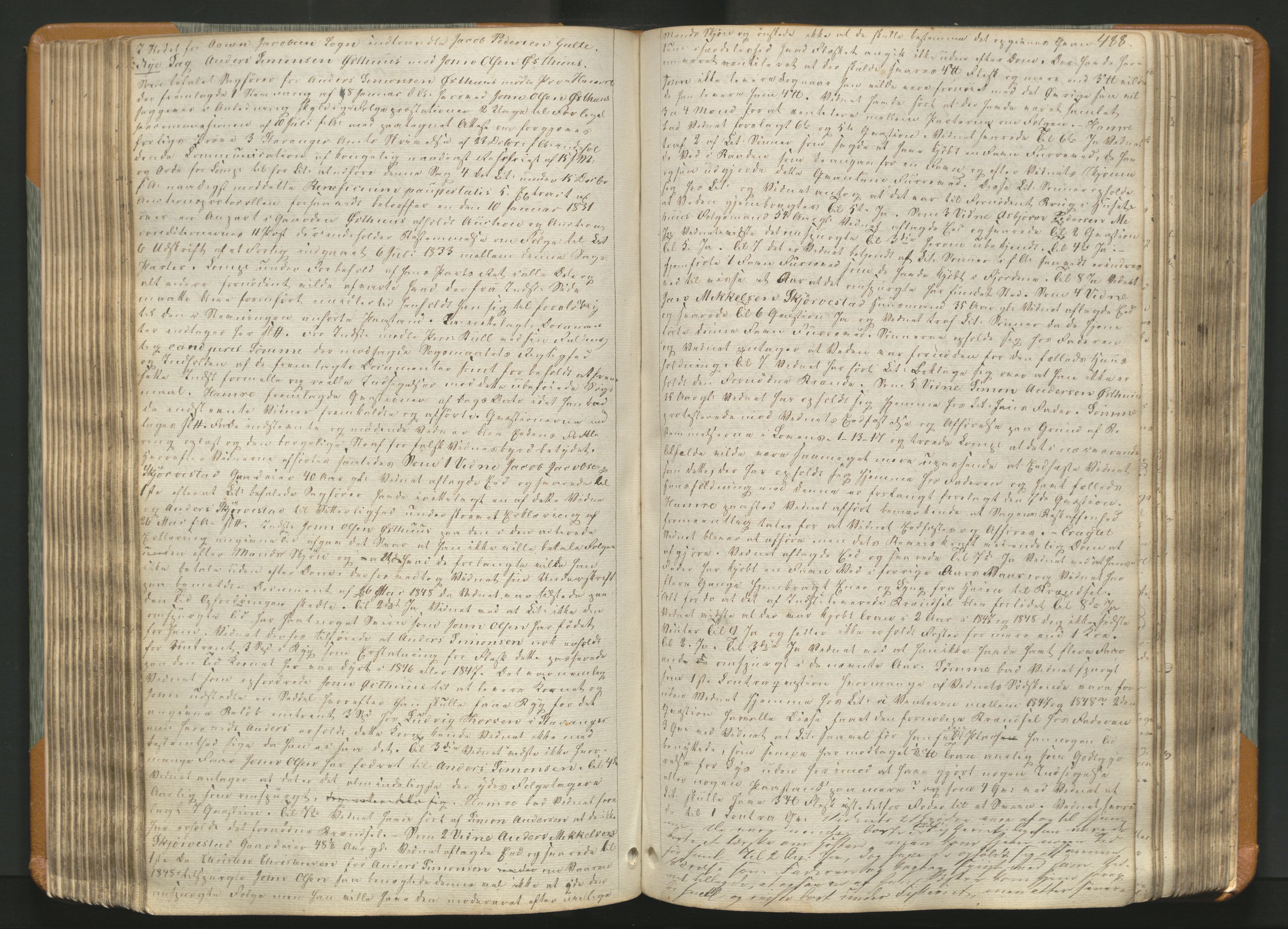 Karmsund sorenskriveri, AV/SAST-A-100311/01/I/IA/IAB/L0004b: TINGBOK, 1846-1852, p. 487b-488a