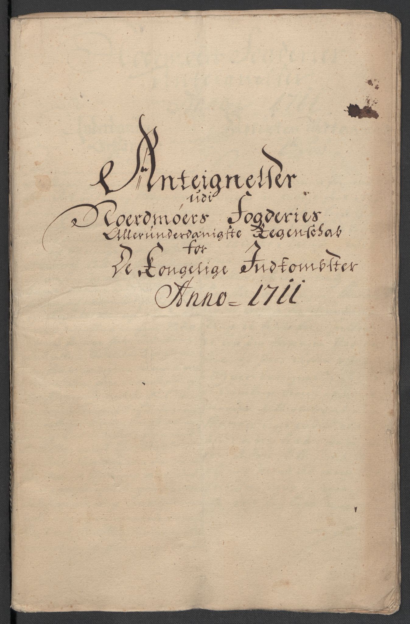 Rentekammeret inntil 1814, Reviderte regnskaper, Fogderegnskap, AV/RA-EA-4092/R56/L3745: Fogderegnskap Nordmøre, 1711, p. 419