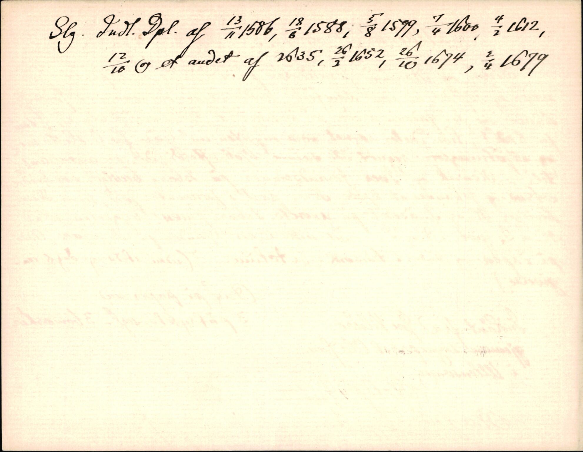 Riksarkivets diplomsamling, AV/RA-EA-5965/F35/F35d/L0003: Innlånte diplomer, seddelregister, 1621-1642, p. 514