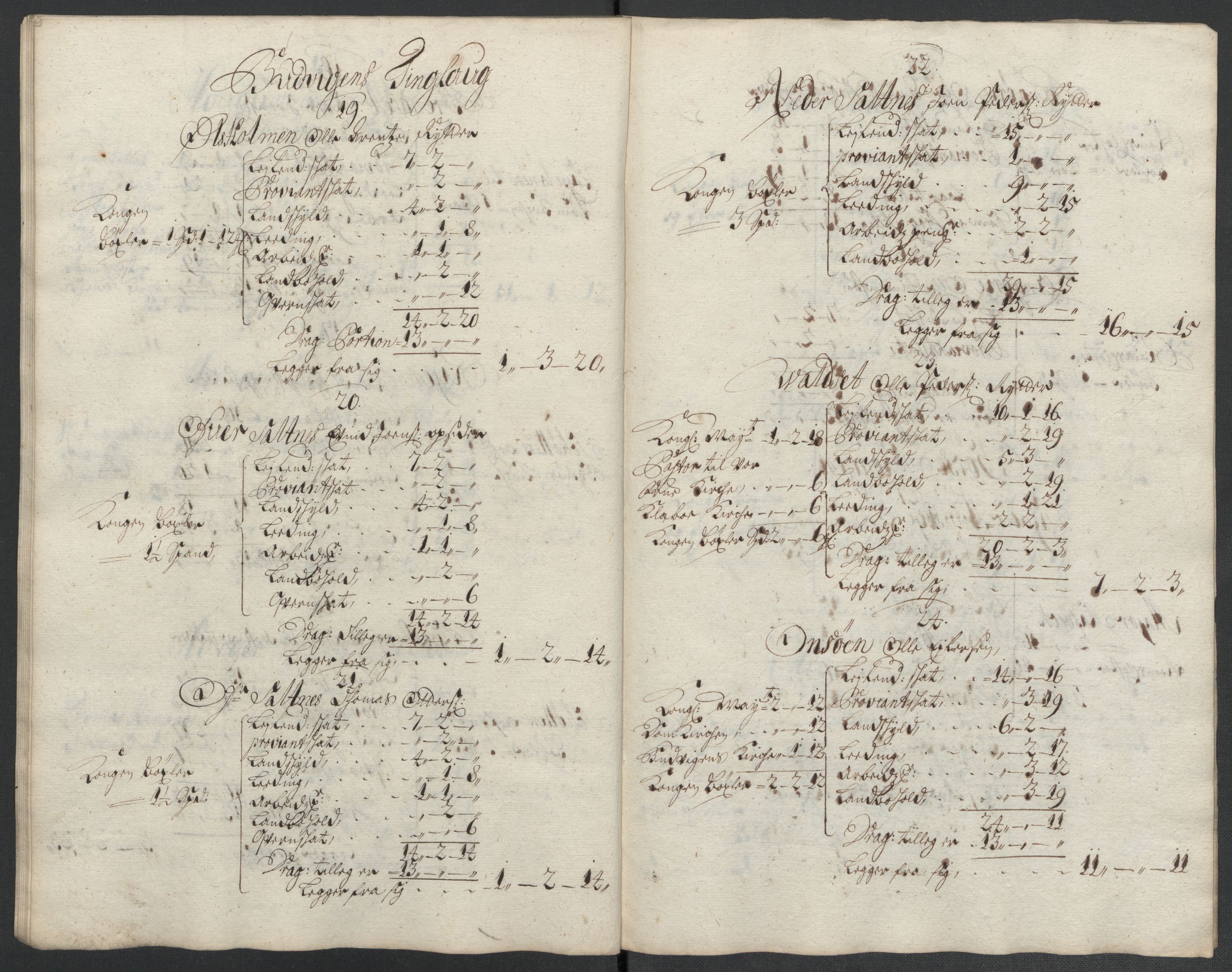 Rentekammeret inntil 1814, Reviderte regnskaper, Fogderegnskap, AV/RA-EA-4092/R61/L4109: Fogderegnskap Strinda og Selbu, 1704-1706, p. 169