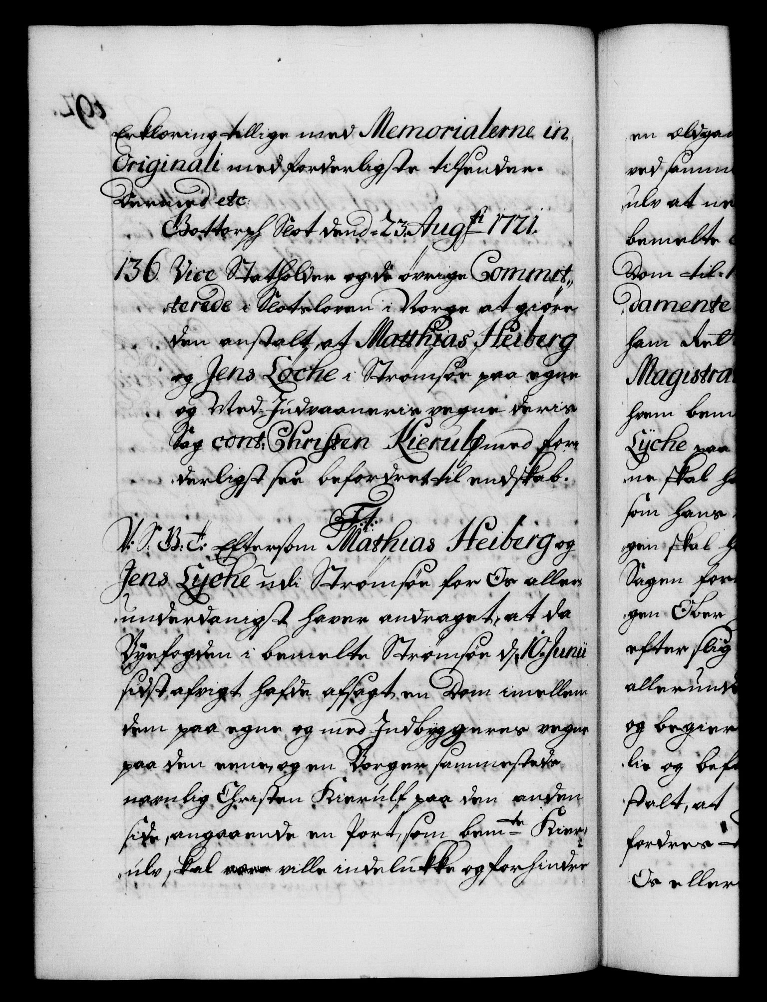 Danske Kanselli 1572-1799, AV/RA-EA-3023/F/Fc/Fca/Fcab/L0021: Norske tegnelser, 1719-1721, p. 492b