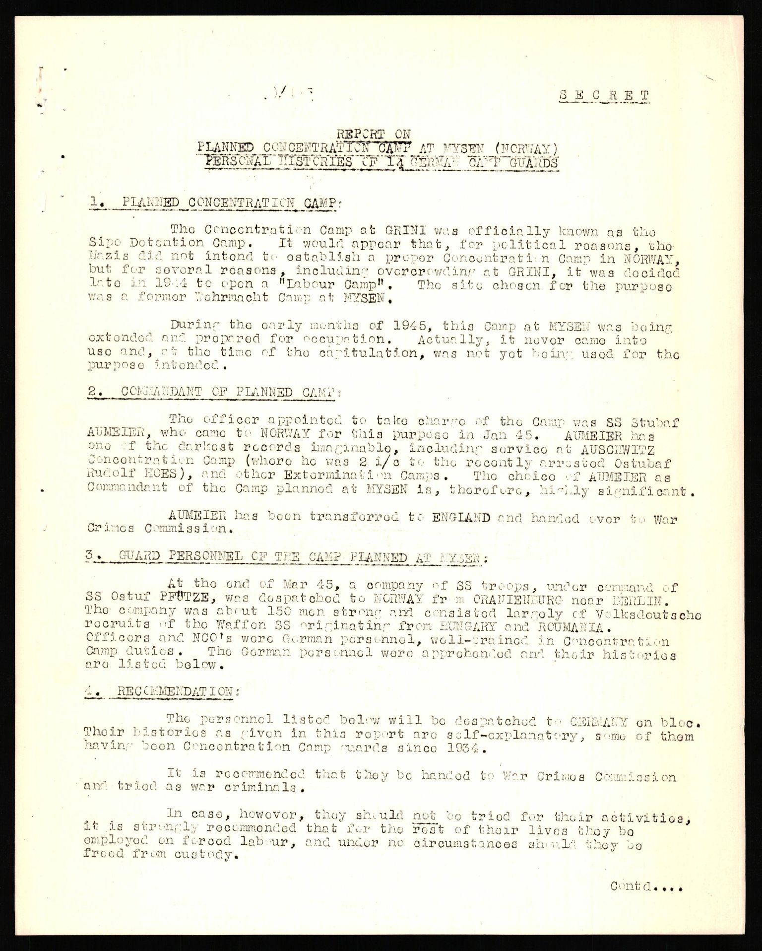 Forsvaret, Forsvarets overkommando II, AV/RA-RAFA-3915/D/Db/L0041: CI Questionaires.  Diverse nasjonaliteter., 1945-1946, p. 337