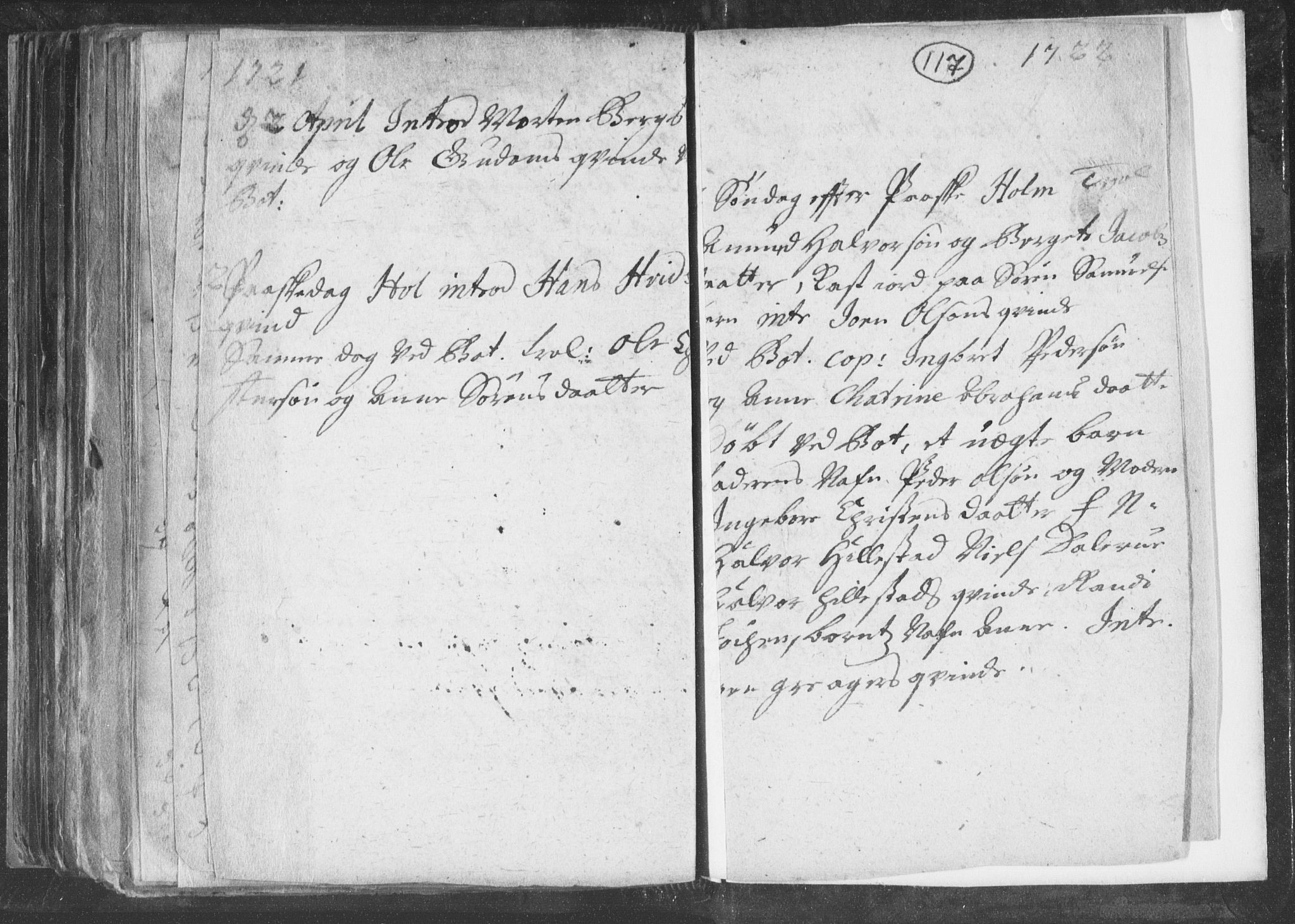 Botne kirkebøker, AV/SAKO-A-340/F/Fa/L0001b: Parish register (official) no. I 1B, 1707-1722, p. 117