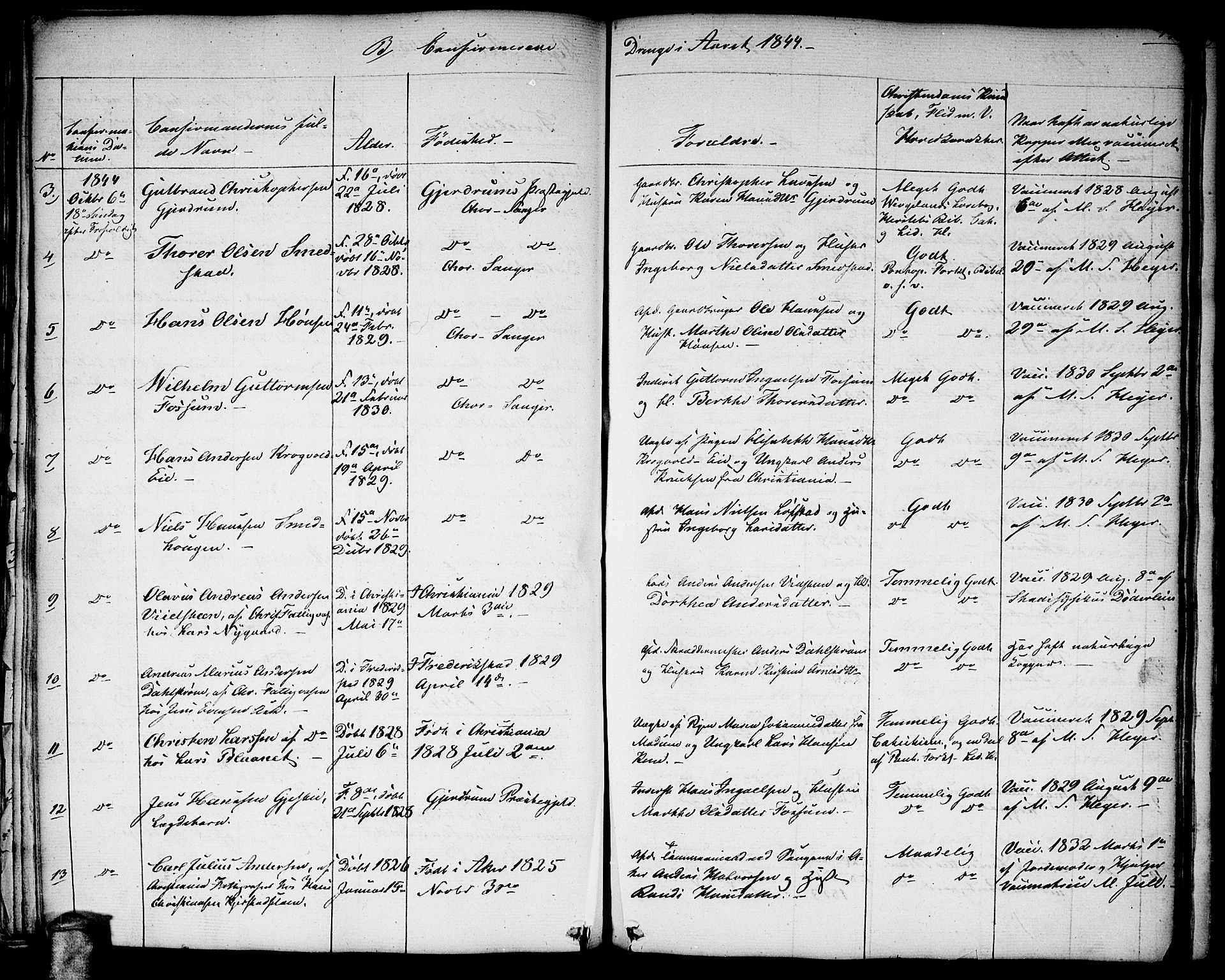 Gjerdrum prestekontor Kirkebøker, SAO/A-10412b/G/Ga/L0002: Parish register (copy) no. I 2, 1836-1850, p. 196