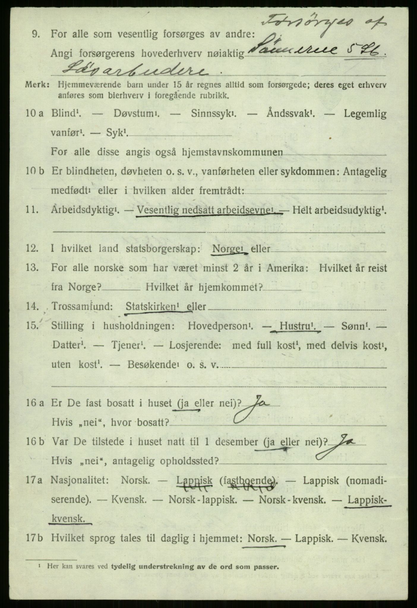 SATØ, 1920 census for Bjarkøy, 1920, p. 2682