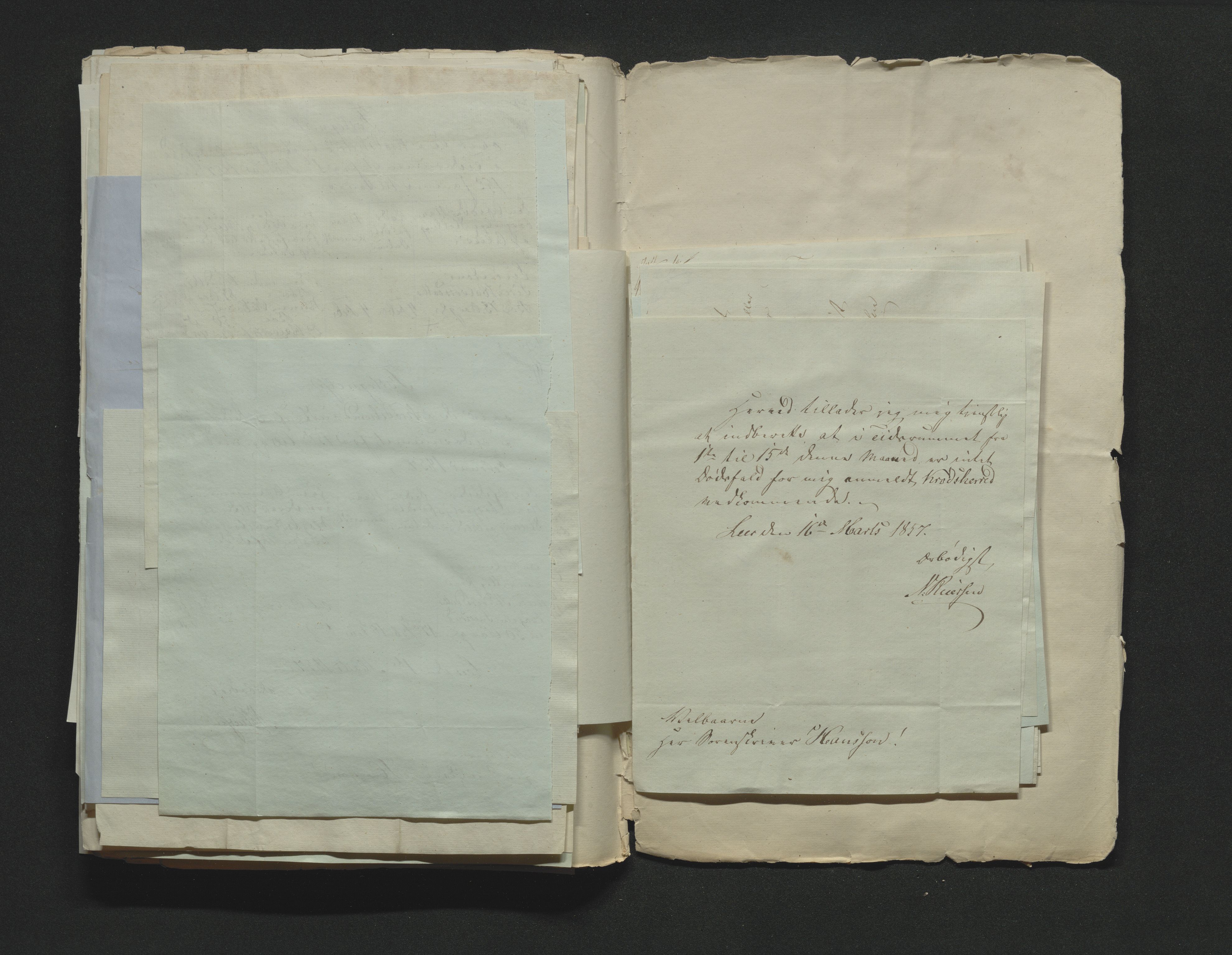 Eiker, Modum og Sigdal sorenskriveri, AV/SAKO-A-123/H/Ha/Hab/L0009: Dødsfallsmeldinger, 1854-1857, p. 527