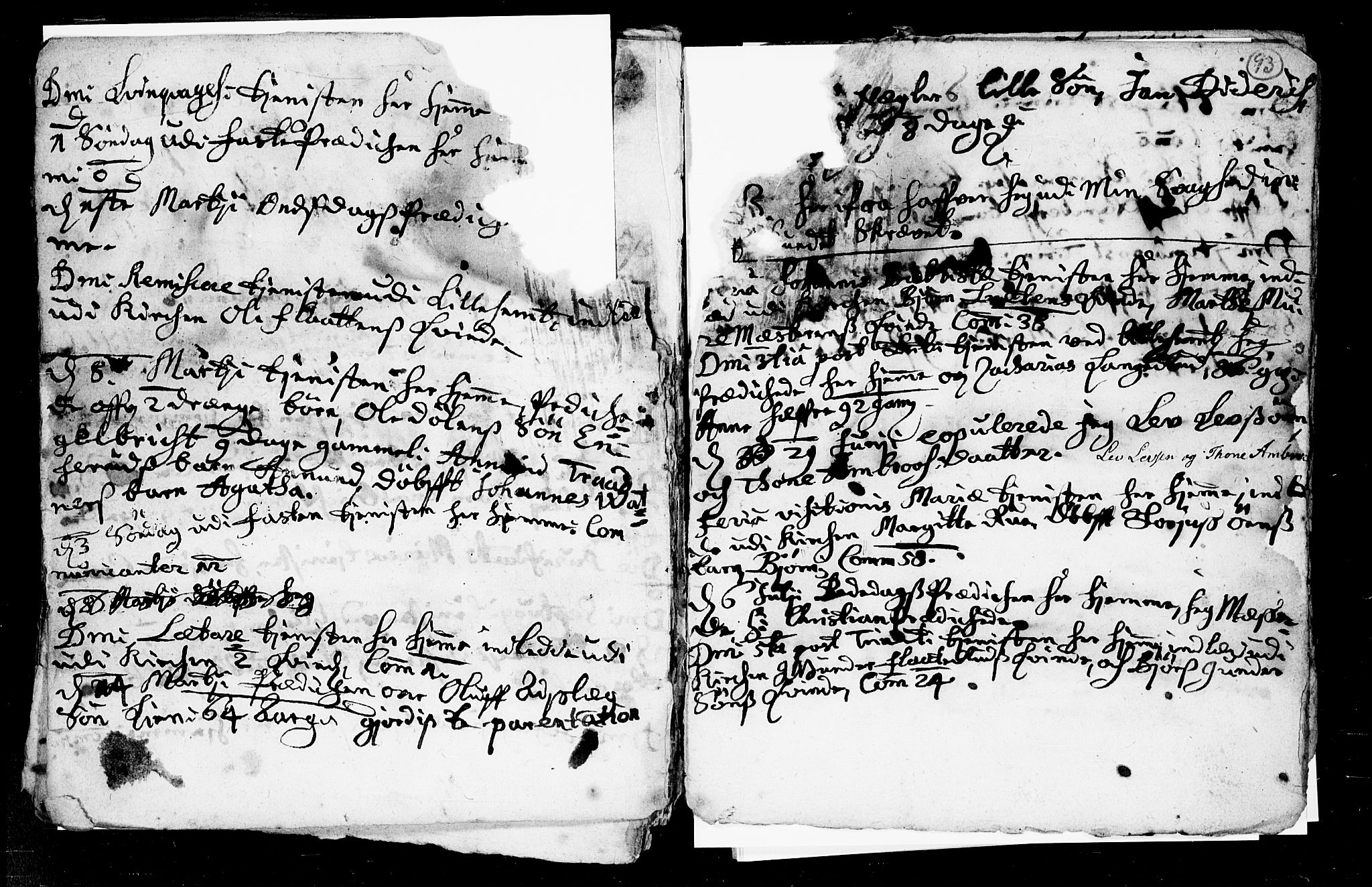 Heddal kirkebøker, SAKO/A-268/F/Fa/L0002: Parish register (official) no. I 2, 1699-1722, p. 93