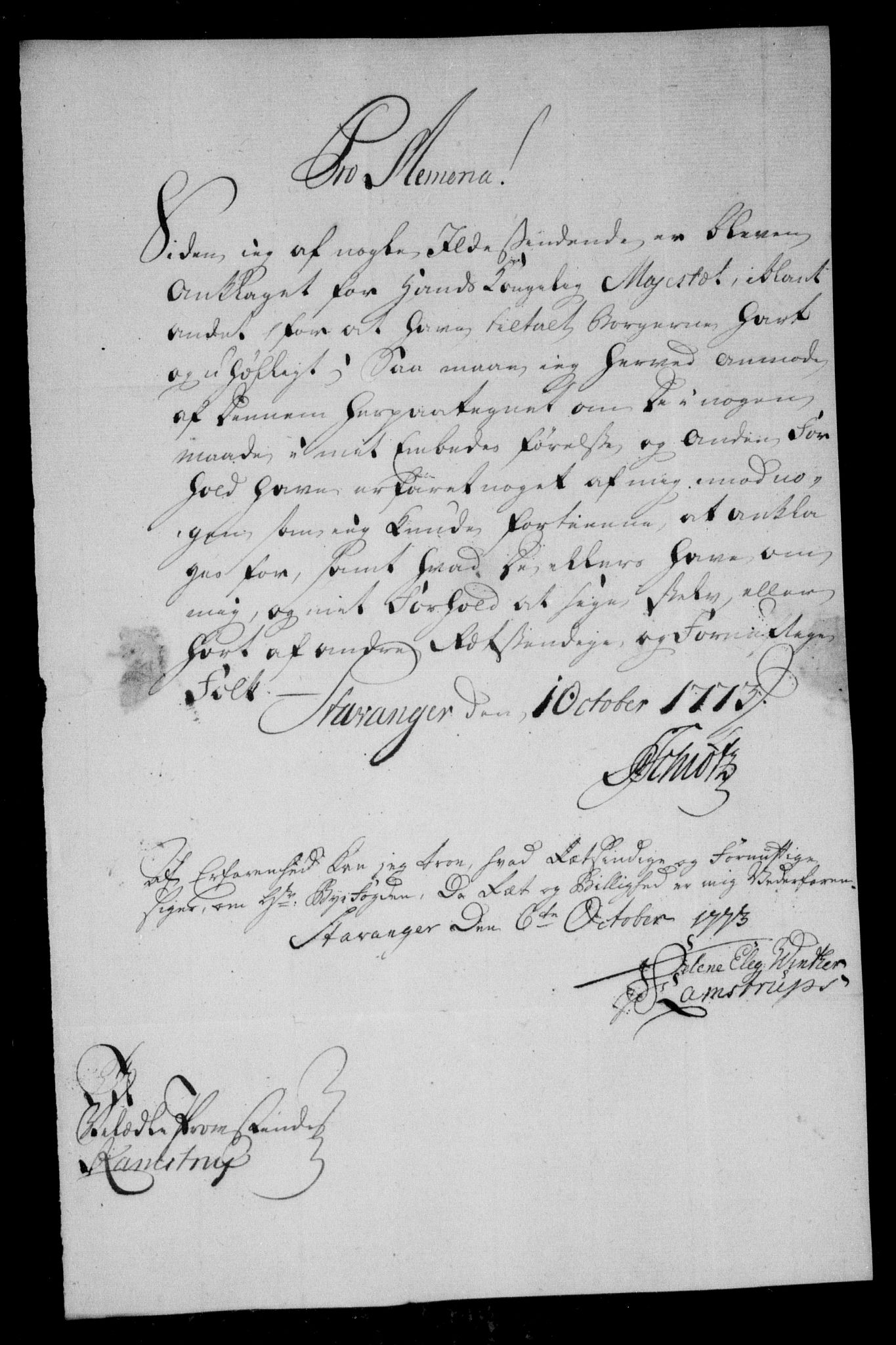 Danske Kanselli, Skapsaker, AV/RA-EA-4061/F/L0048: Skap 11, pakke 105, 1773-1775, p. 155