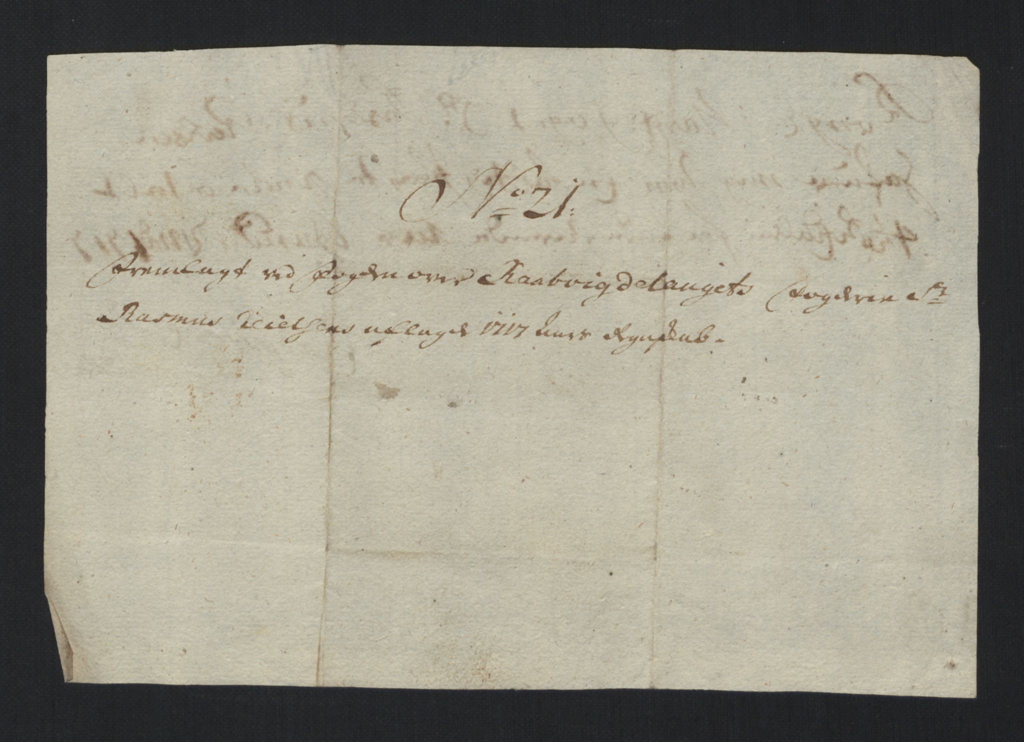 Rentekammeret inntil 1814, Reviderte regnskaper, Fogderegnskap, RA/EA-4092/R40/L2452: Fogderegnskap Råbyggelag, 1716-1717, p. 307