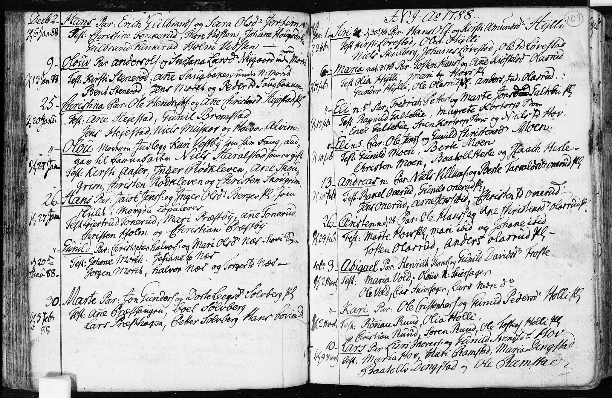 Spydeberg prestekontor Kirkebøker, AV/SAO-A-10924/F/Fa/L0003: Parish register (official) no. I 3, 1778-1814, p. 109