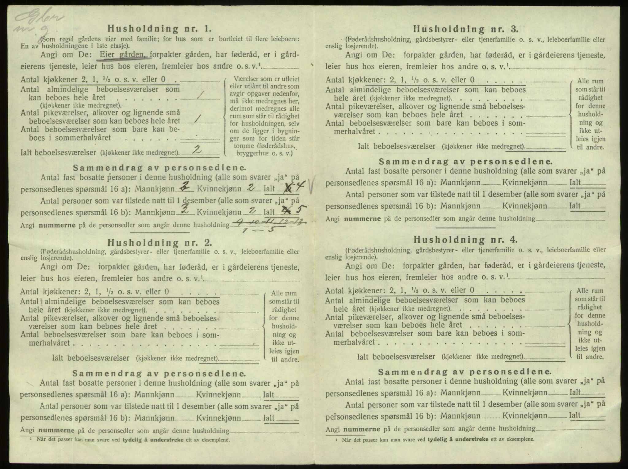 SAB, 1920 census for Fjaler, 1920, p. 73