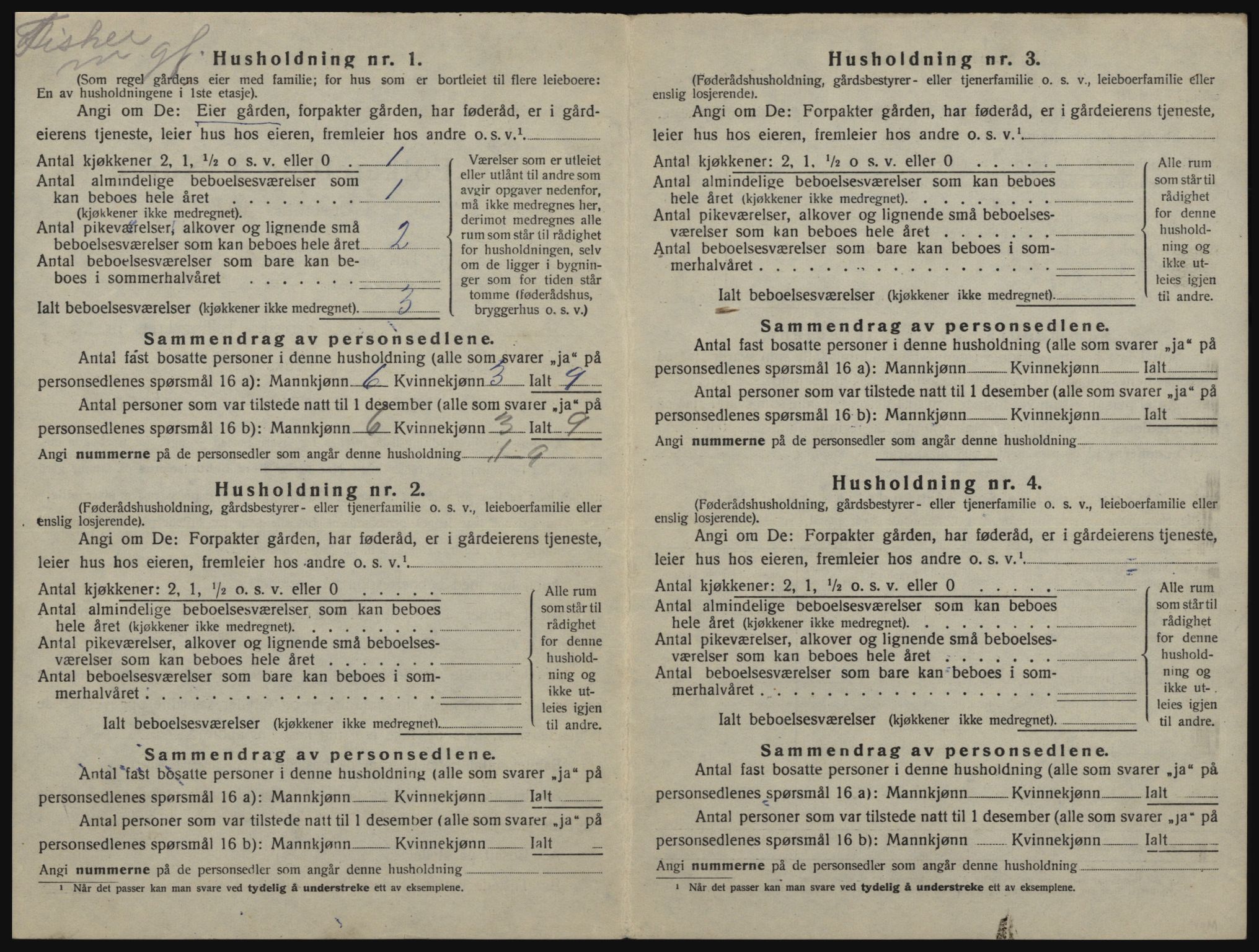 SATØ, 1920 census for Sørfjord, 1920, p. 94