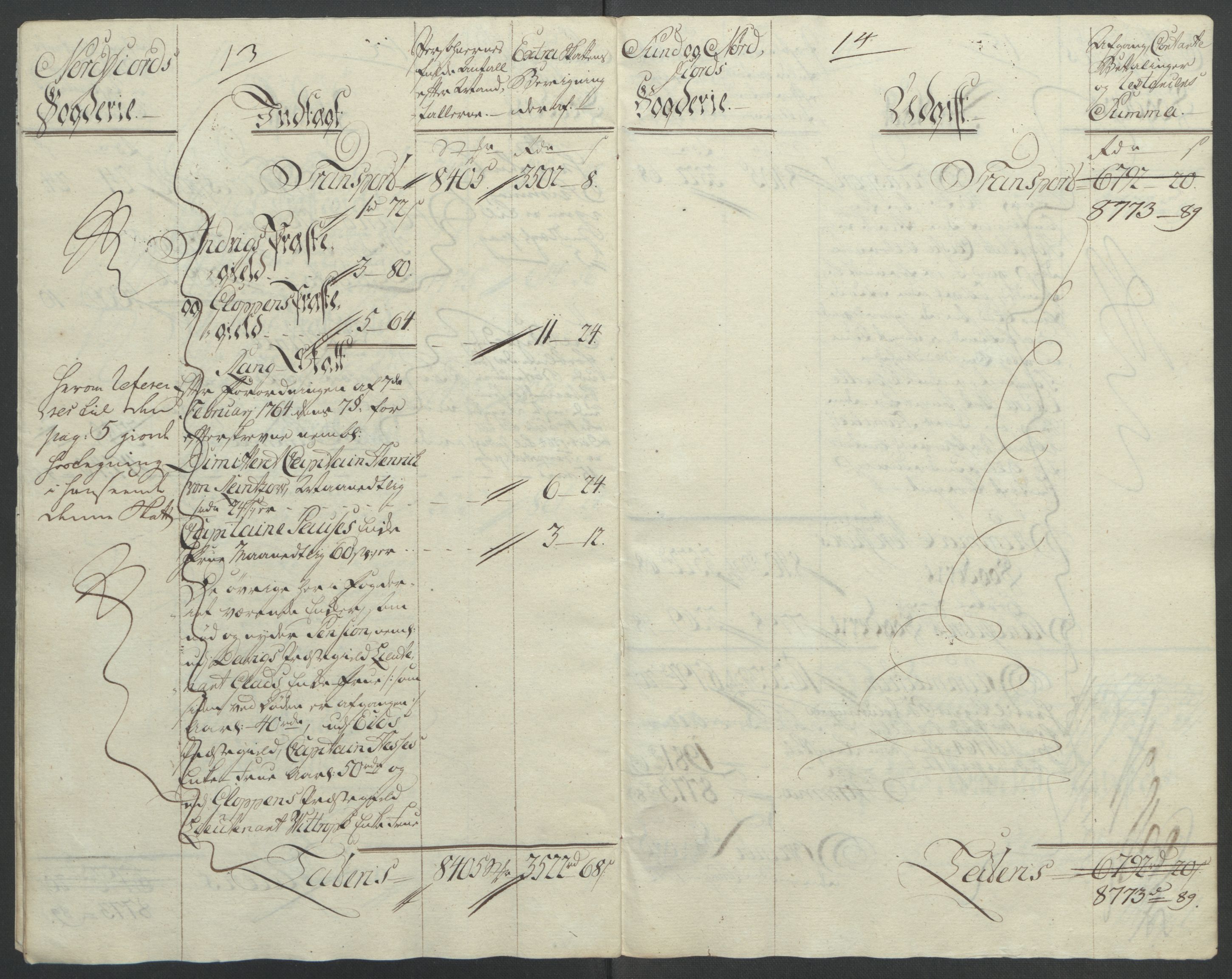 Rentekammeret inntil 1814, Reviderte regnskaper, Fogderegnskap, AV/RA-EA-4092/R53/L3550: Ekstraskatten Sunn- og Nordfjord, 1762-1771, p. 99