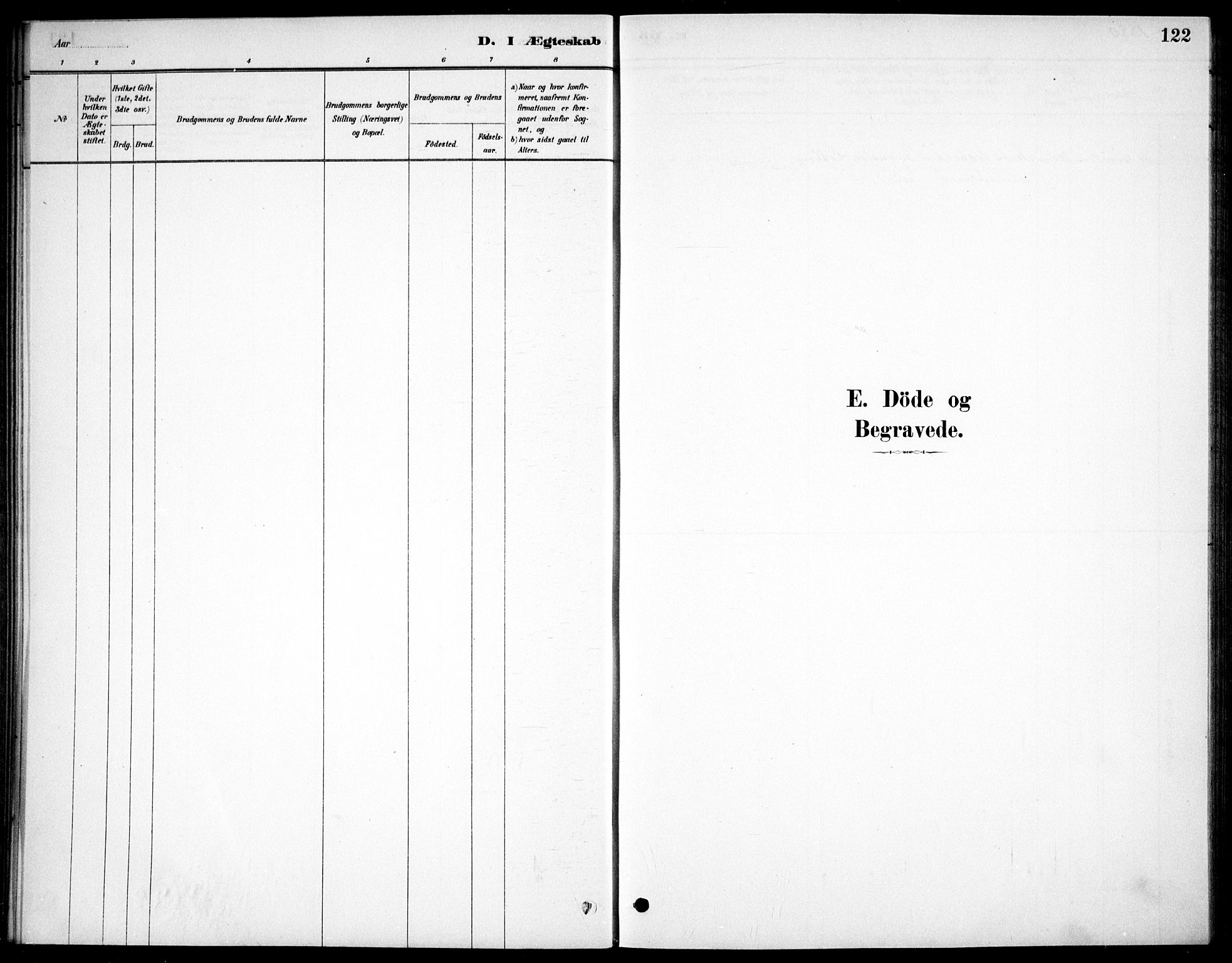 Kristiania tukthusprest Kirkebøker, SAO/A-10881/F/Fa/L0005: Parish register (official) no. 5, 1879-1936, p. 122