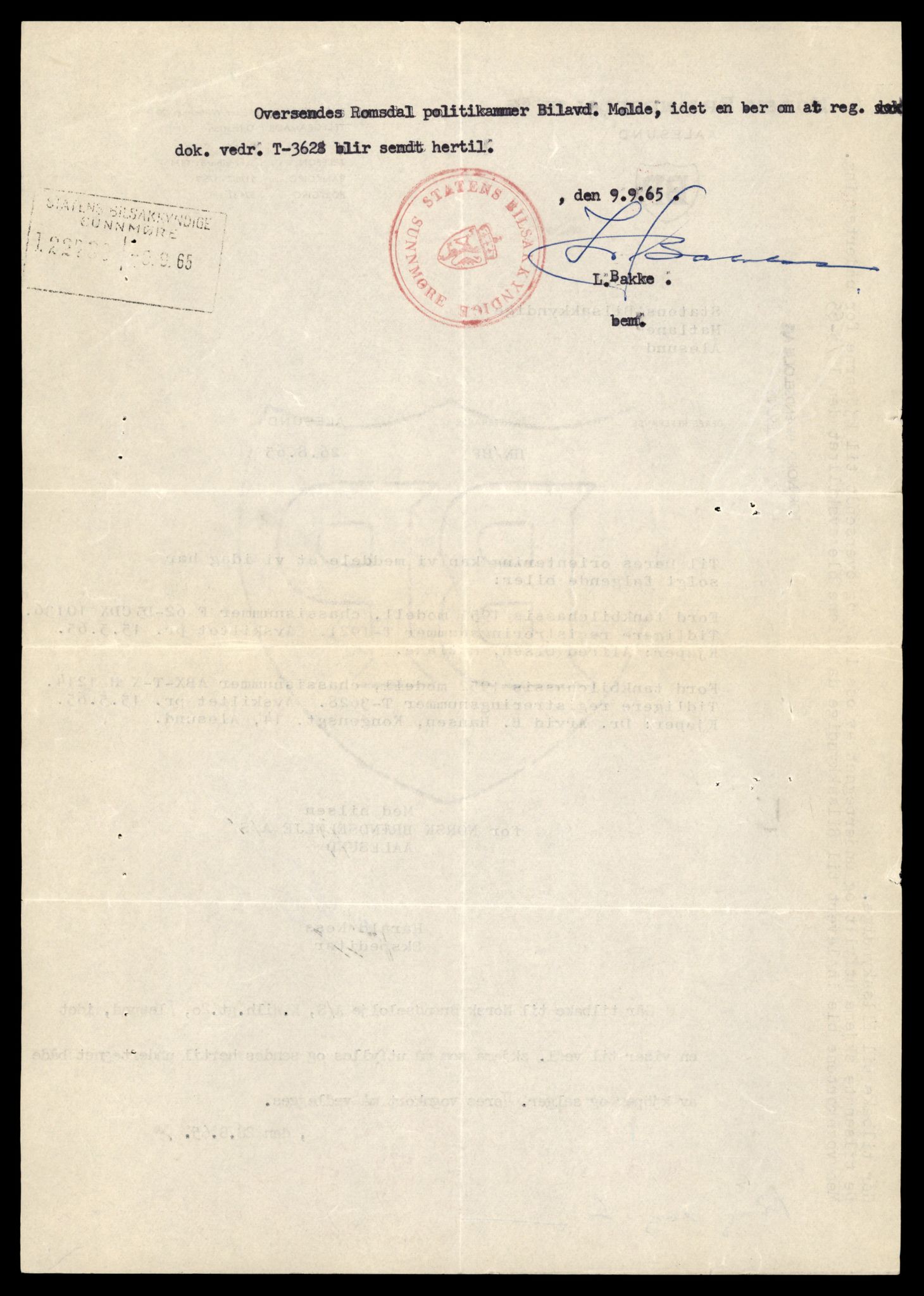 Møre og Romsdal vegkontor - Ålesund trafikkstasjon, AV/SAT-A-4099/F/Fe/L0034: Registreringskort for kjøretøy T 12500 - T 12652, 1927-1998, p. 110