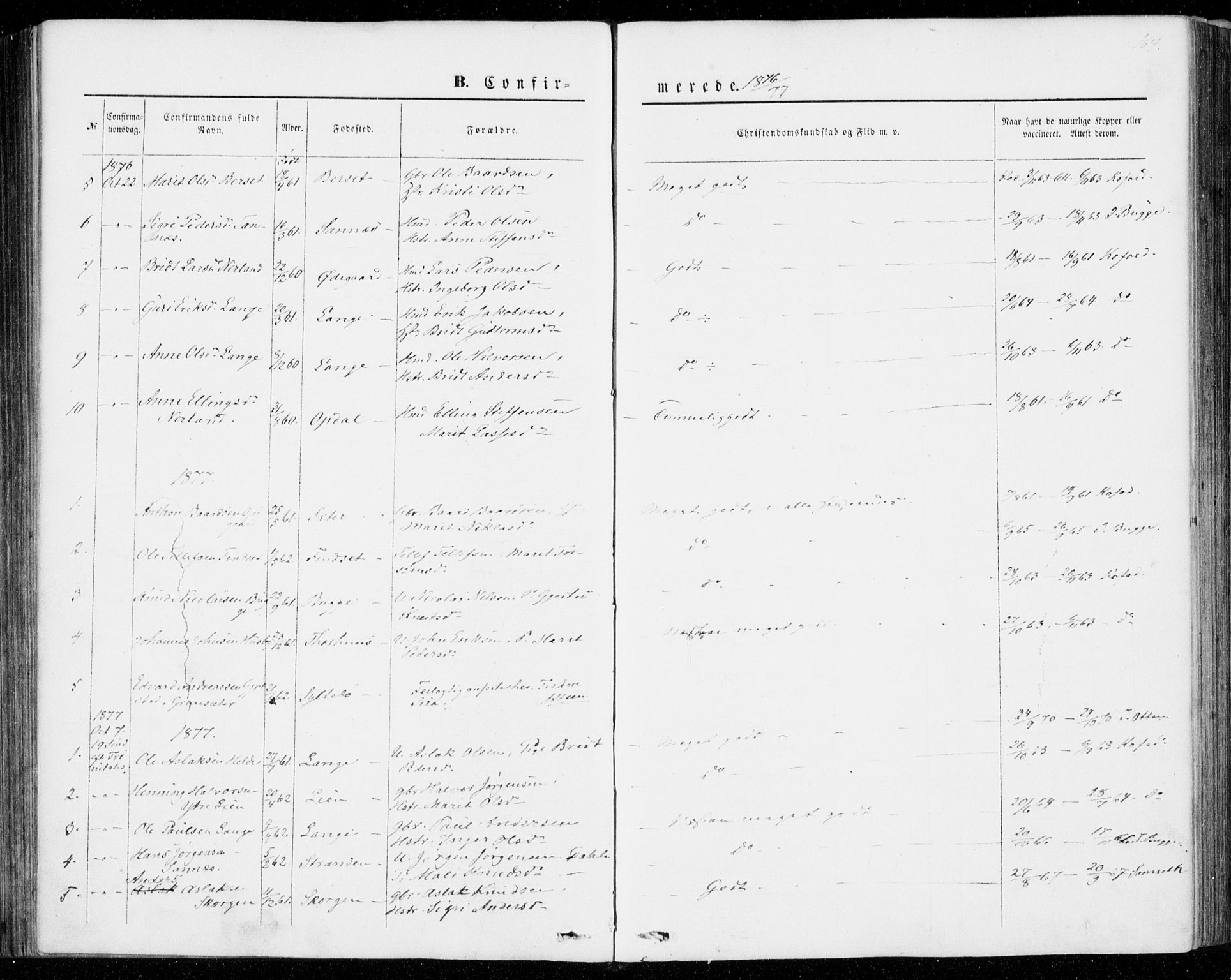 Ministerialprotokoller, klokkerbøker og fødselsregistre - Møre og Romsdal, SAT/A-1454/554/L0643: Parish register (official) no. 554A01, 1846-1879, p. 164