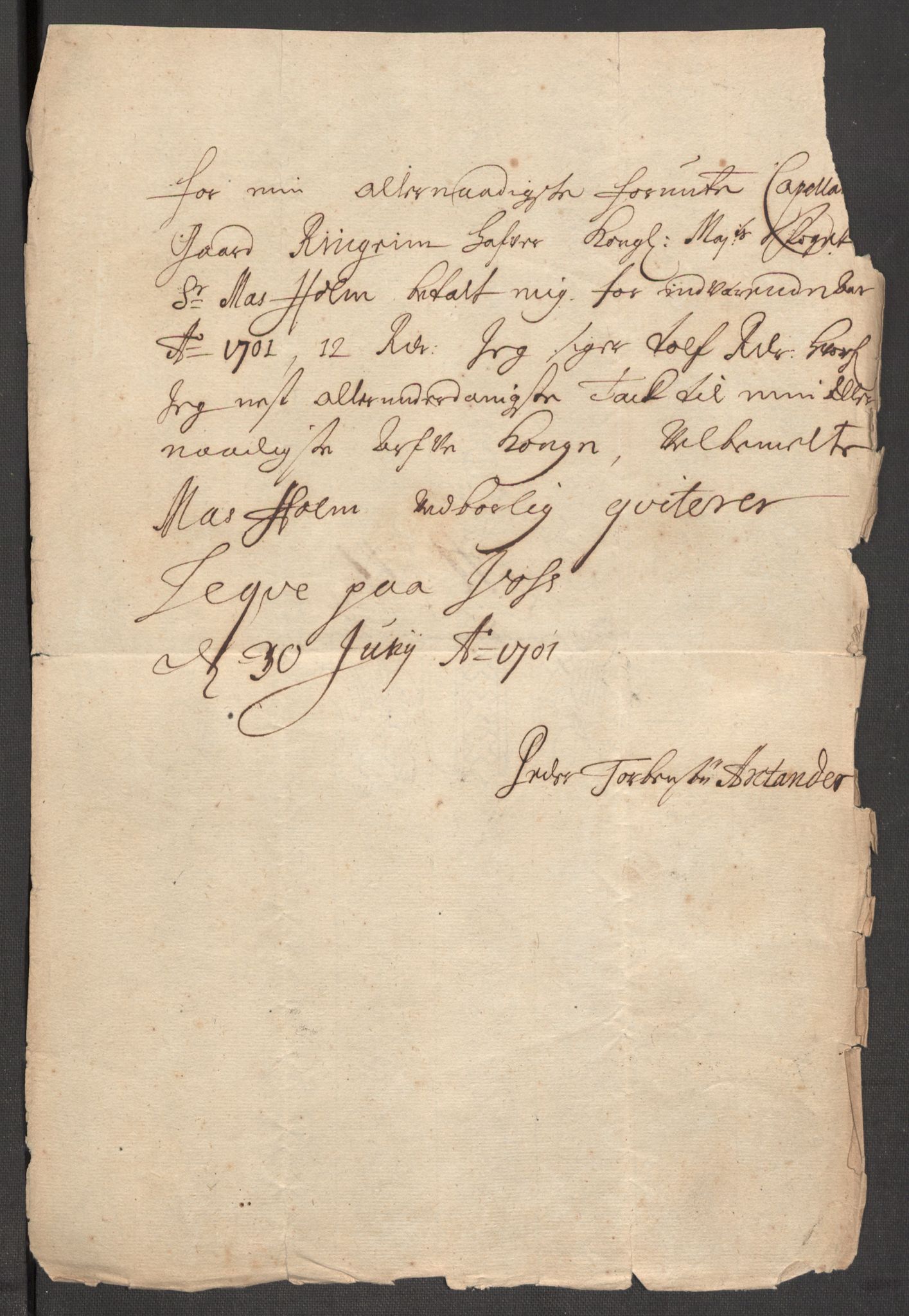 Rentekammeret inntil 1814, Reviderte regnskaper, Fogderegnskap, AV/RA-EA-4092/R51/L3185: Fogderegnskap Nordhordland og Voss, 1700-1701, p. 427