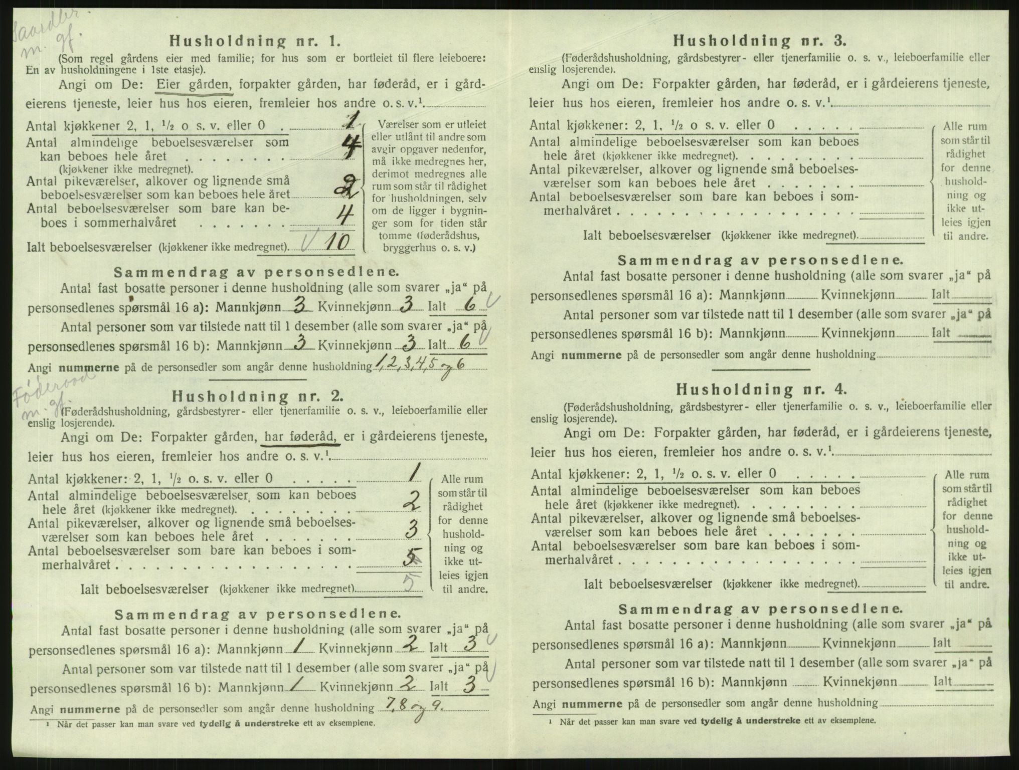 SAT, 1920 census for Snåsa, 1920, p. 63