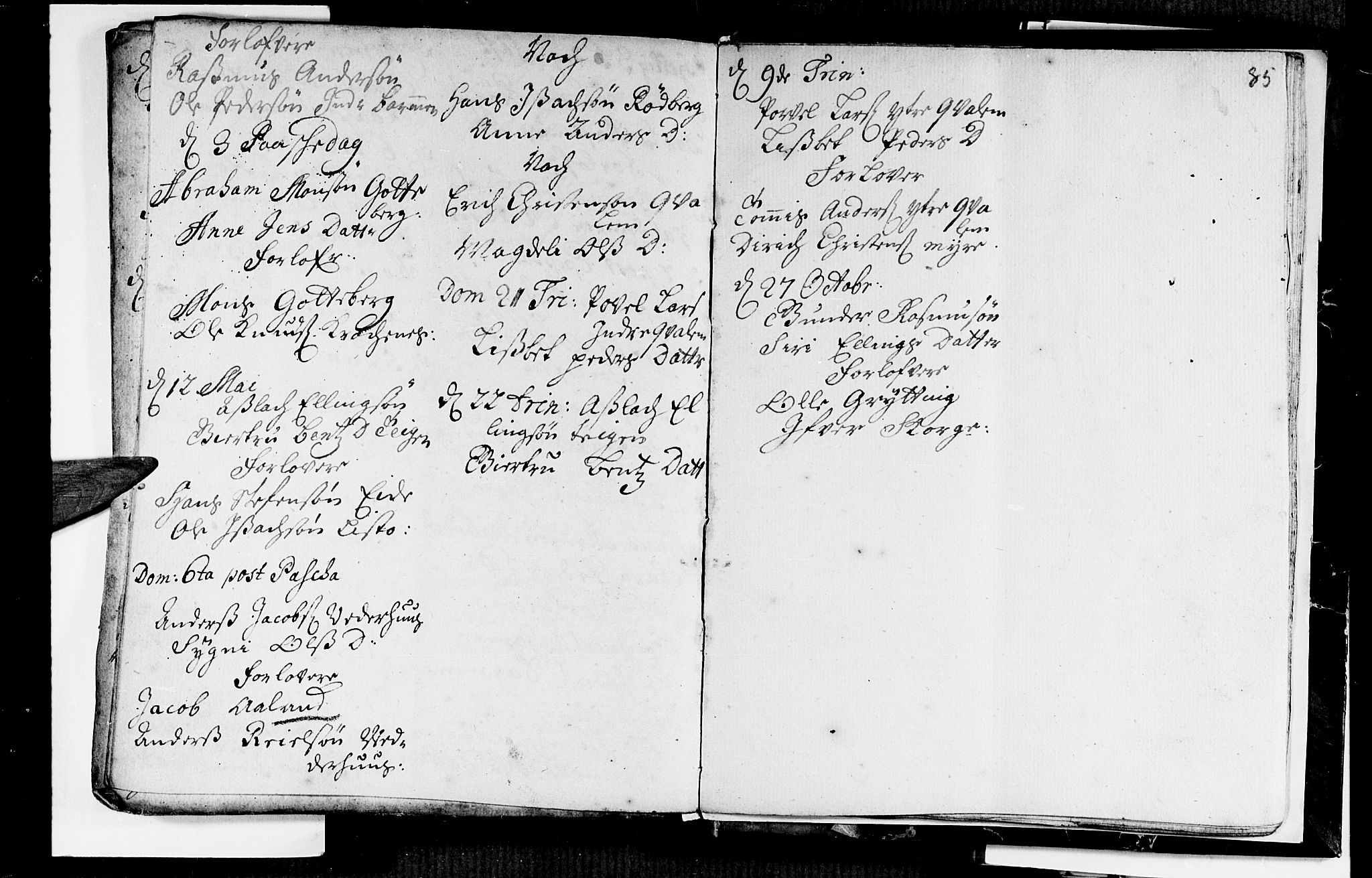 Selje sokneprestembete, SAB/A-99938/H/Ha/Haa/Haaa: Parish register (official) no. A 2, 1704-1715, p. 85