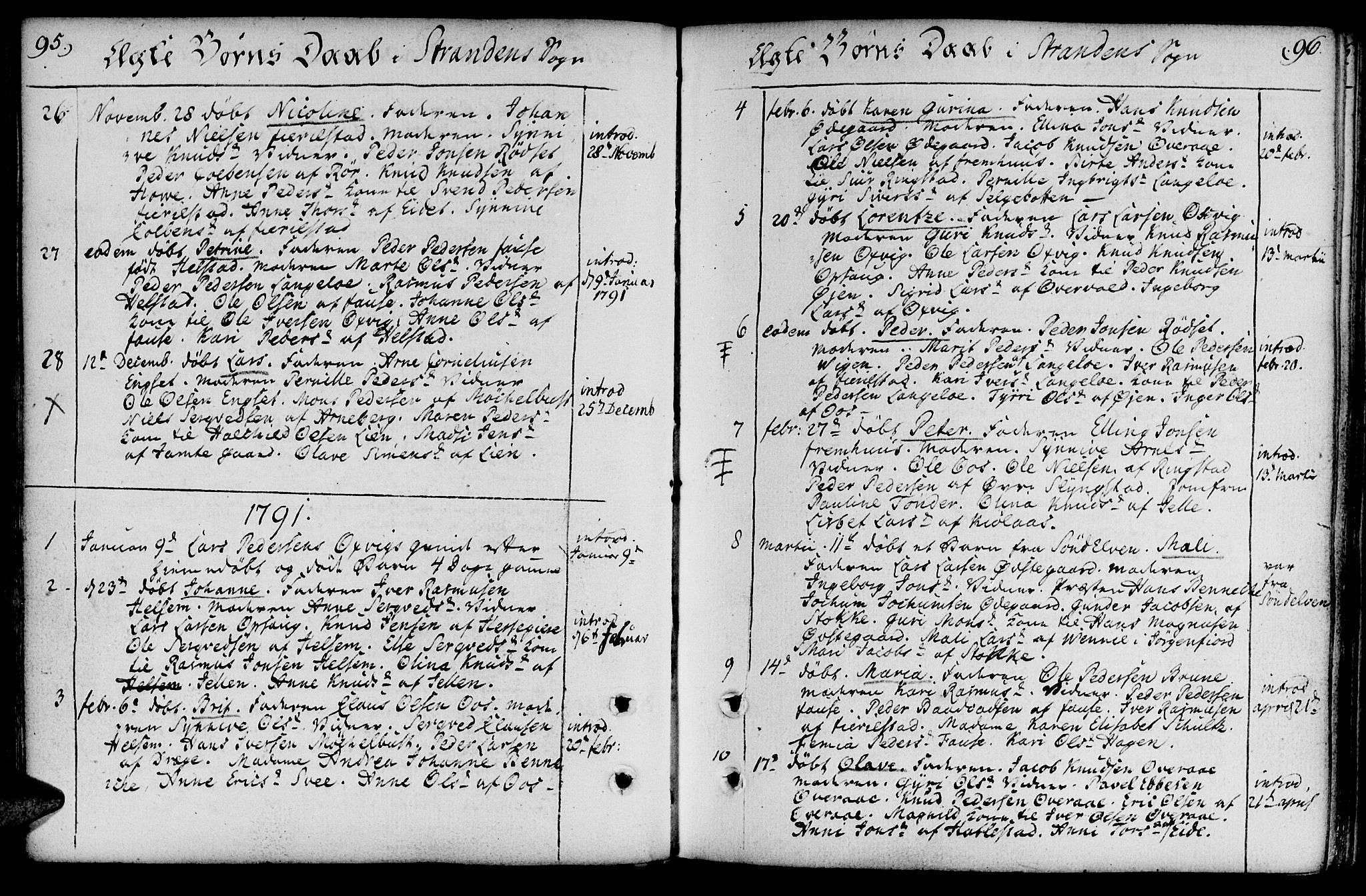 Ministerialprotokoller, klokkerbøker og fødselsregistre - Møre og Romsdal, AV/SAT-A-1454/520/L0271: Parish register (official) no. 520A01, 1759-1801, p. 95-96