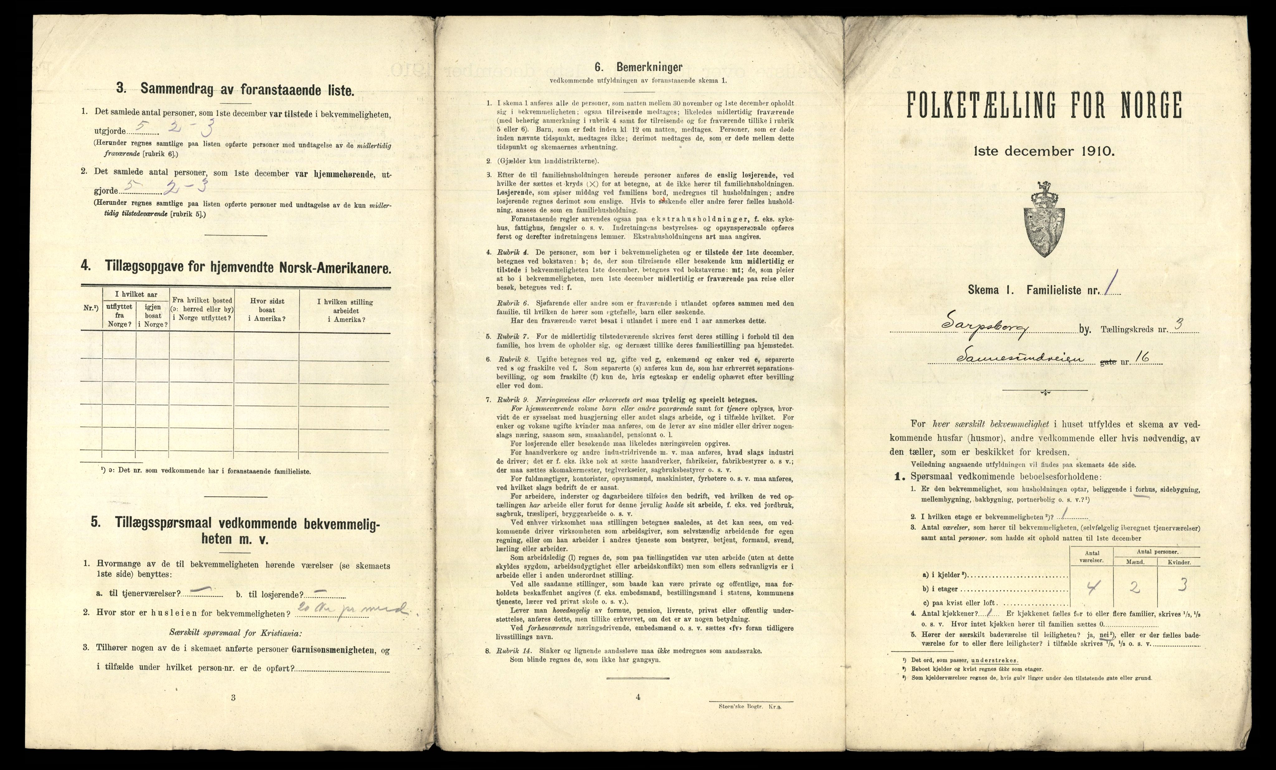 RA, 1910 census for Sarpsborg, 1910, p. 2029