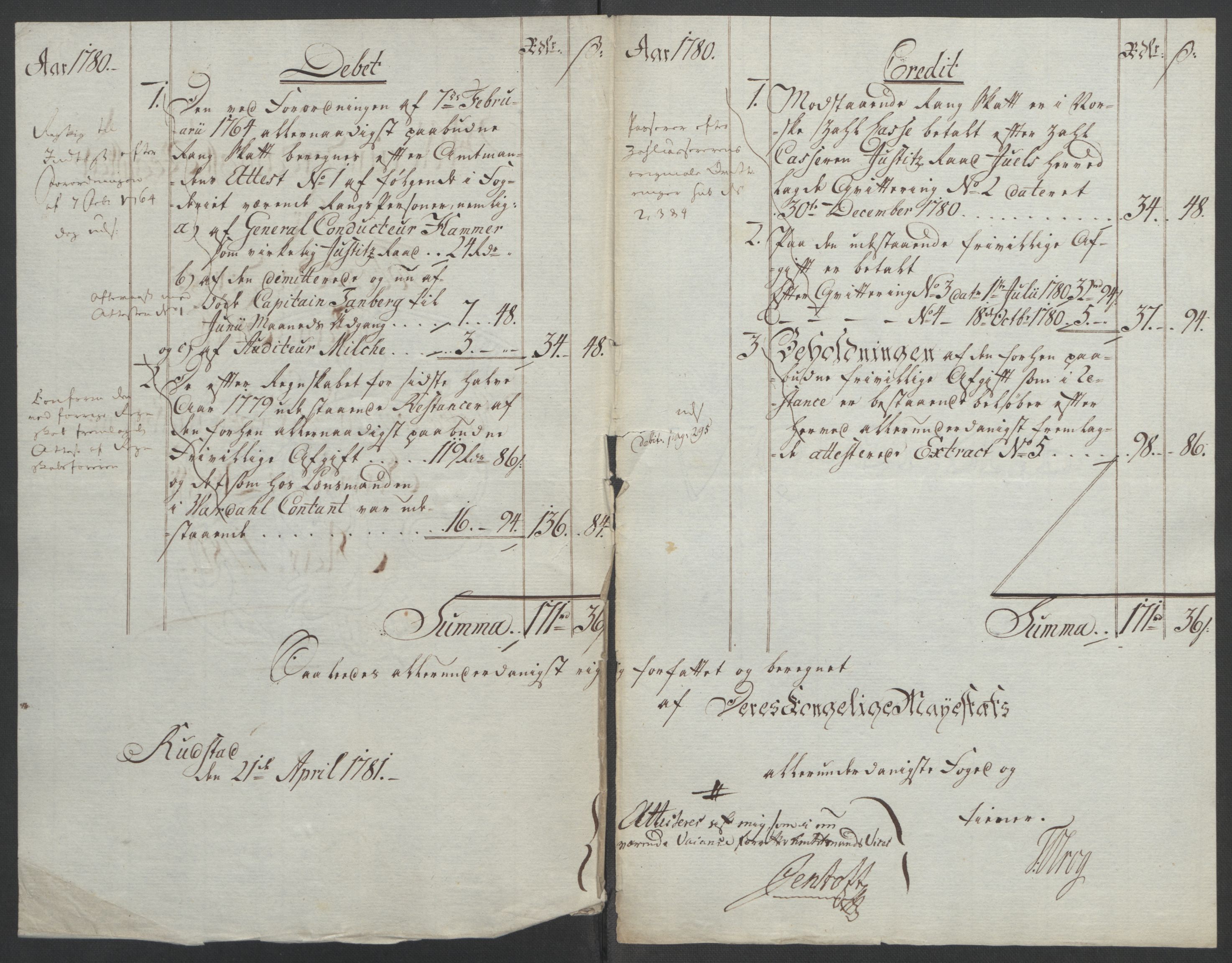 Rentekammeret inntil 1814, Reviderte regnskaper, Fogderegnskap, AV/RA-EA-4092/R19/L1399: Fogderegnskap Toten, Hadeland og Vardal, 1762-1783, p. 514