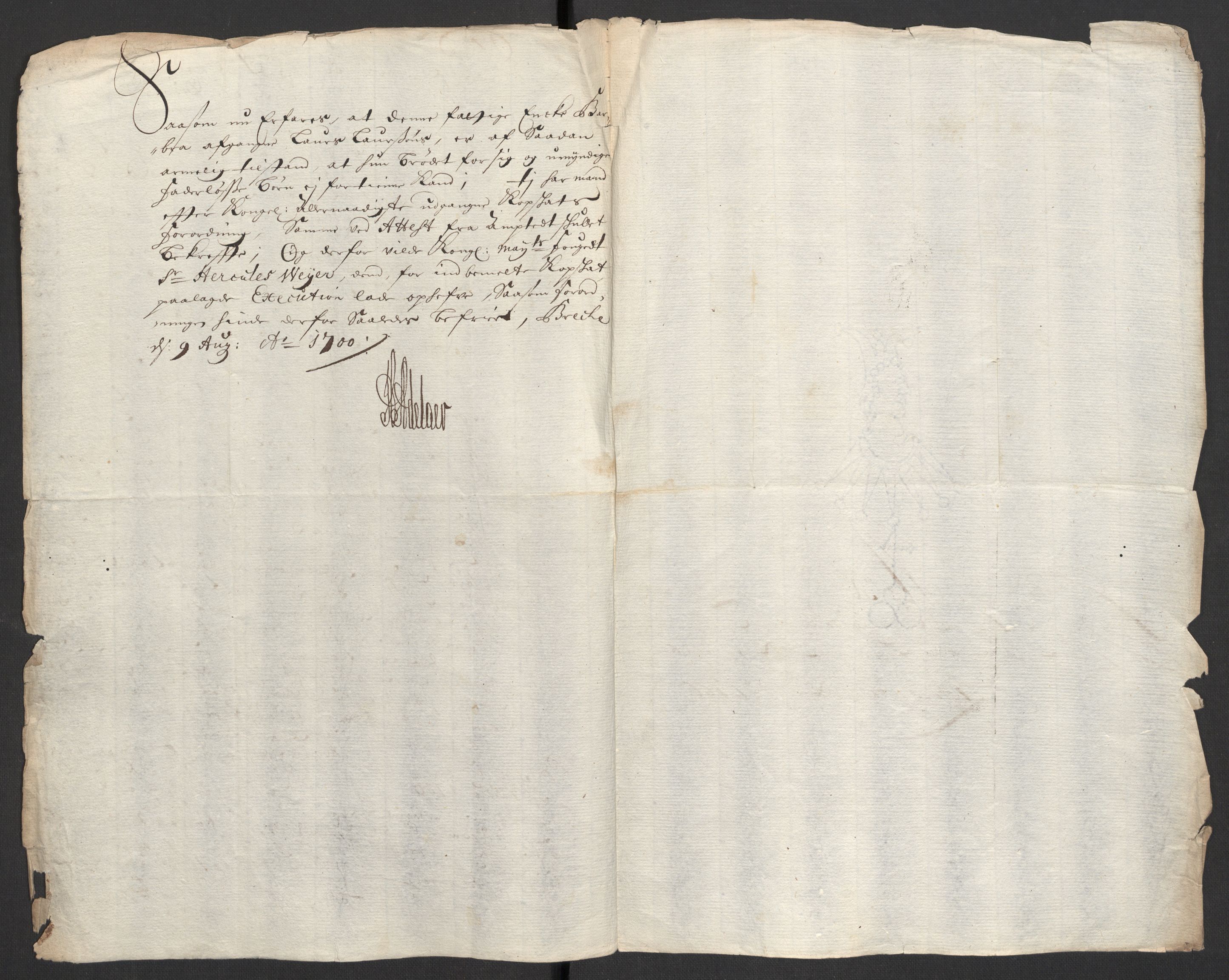 Rentekammeret inntil 1814, Reviderte regnskaper, Fogderegnskap, AV/RA-EA-4092/R36/L2104: Fogderegnskap Øvre og Nedre Telemark og Bamble, 1700, p. 501