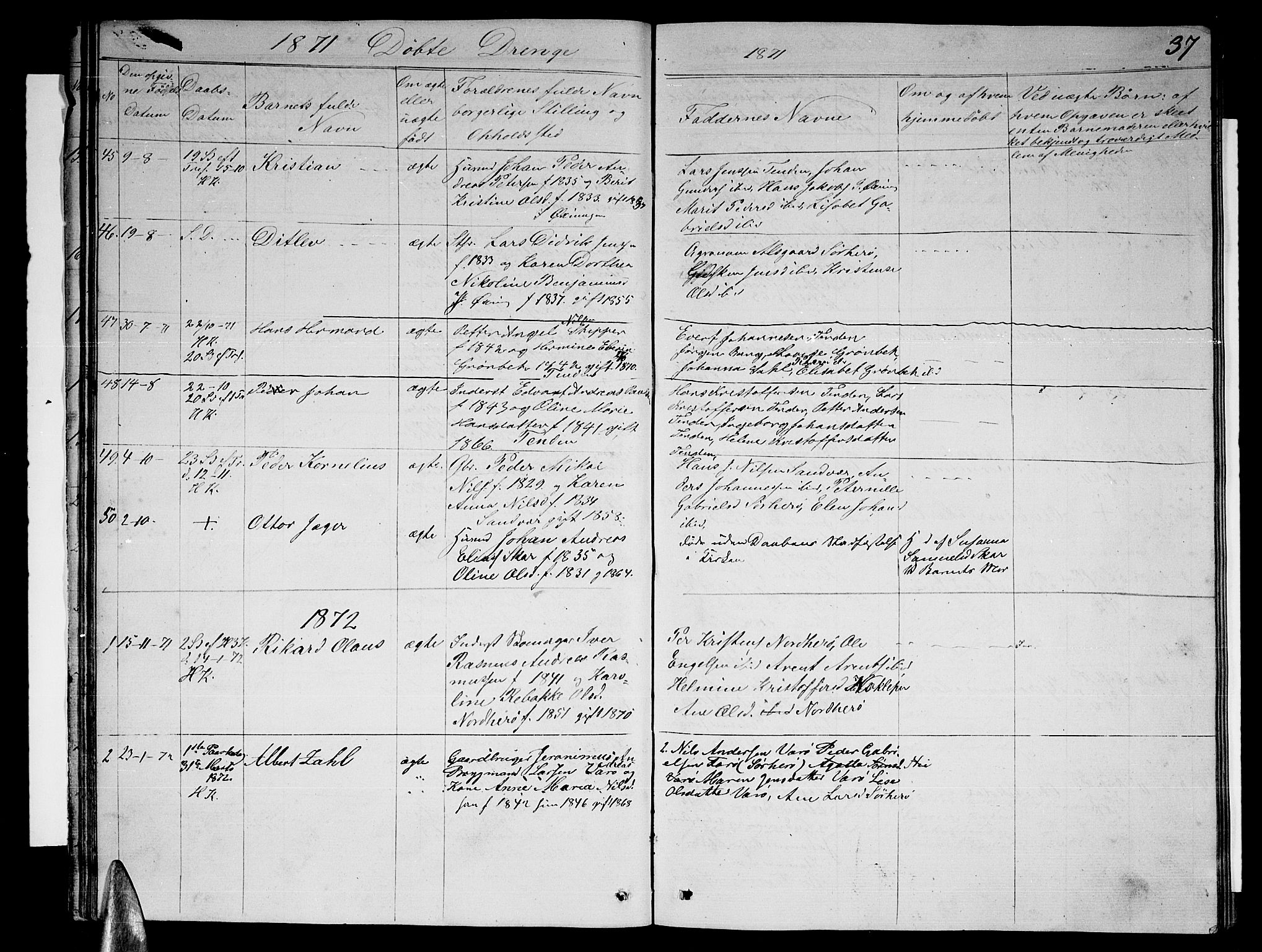 Ministerialprotokoller, klokkerbøker og fødselsregistre - Nordland, AV/SAT-A-1459/834/L0512: Parish register (copy) no. 834C03, 1862-1877, p. 38