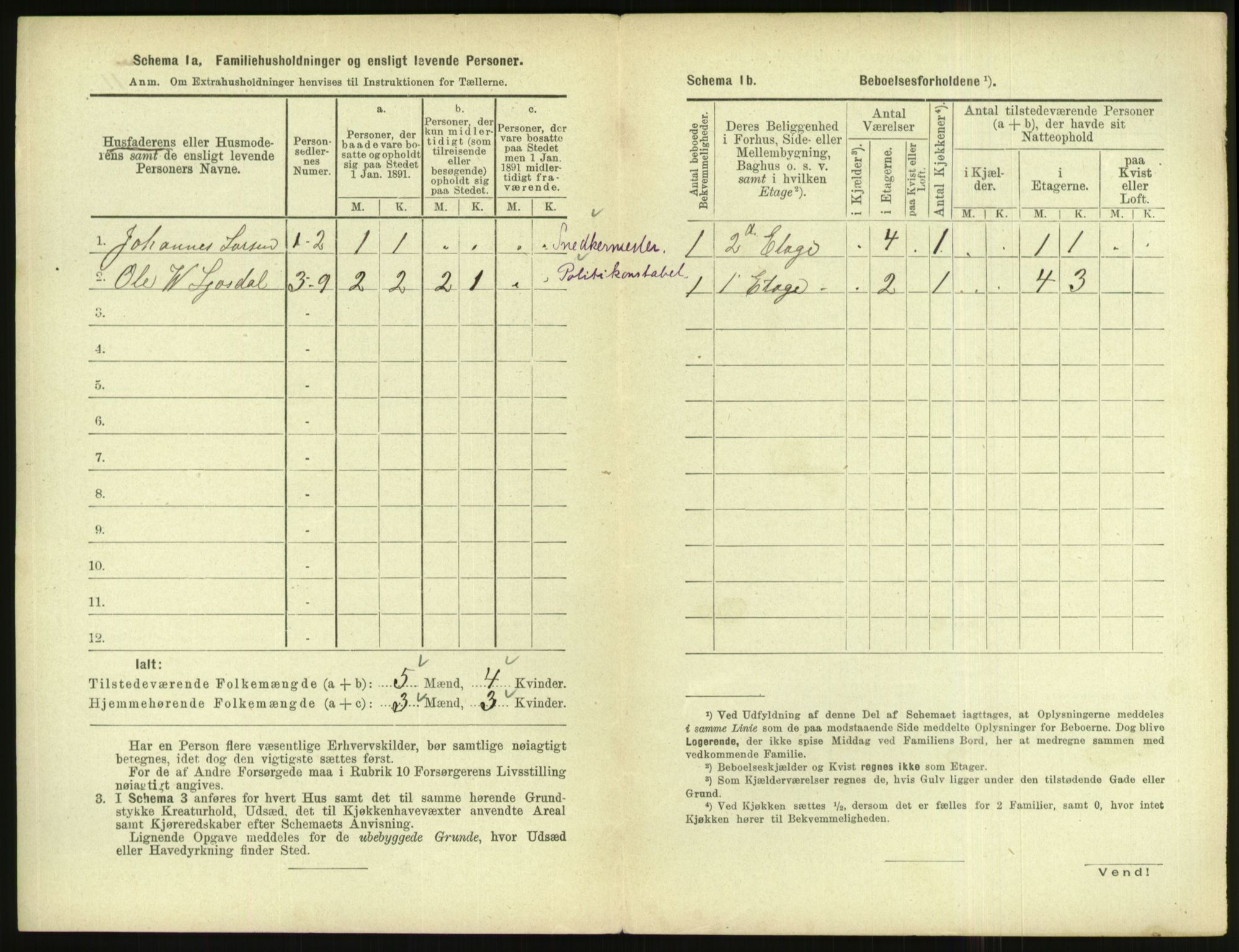 RA, 1891 census for 1004 Flekkefjord, 1891, p. 321