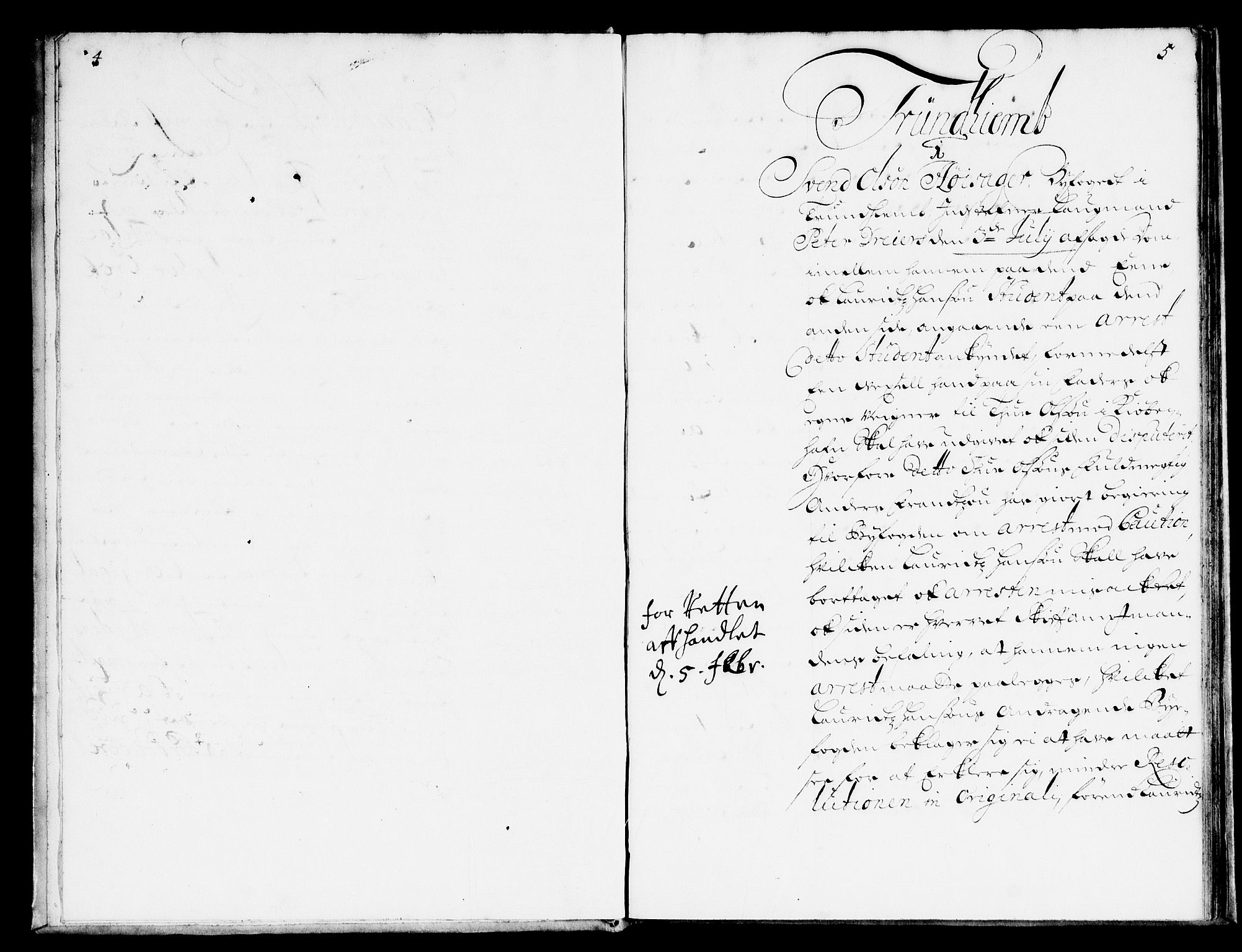 Overhoffretten 1667-1797, AV/RA-EA-2884/Ad/L0252: Ekstraktprotokoll, 1690, p. 4-5