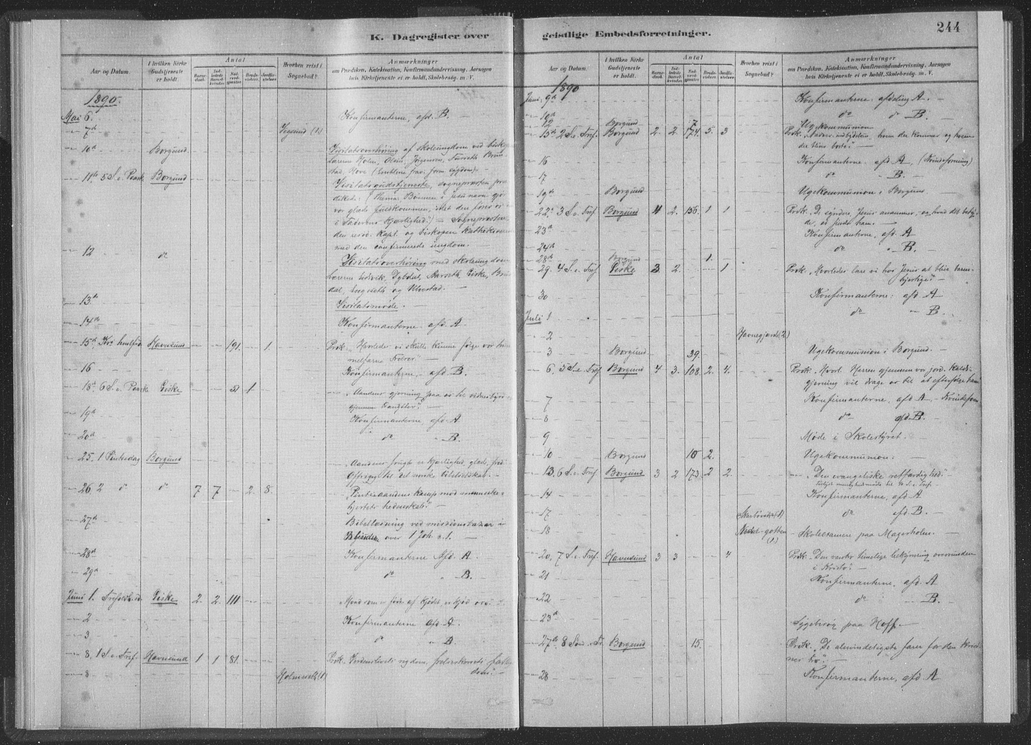 Ministerialprotokoller, klokkerbøker og fødselsregistre - Møre og Romsdal, AV/SAT-A-1454/528/L0404: Parish register (official) no. 528A13II, 1880-1922, p. 244