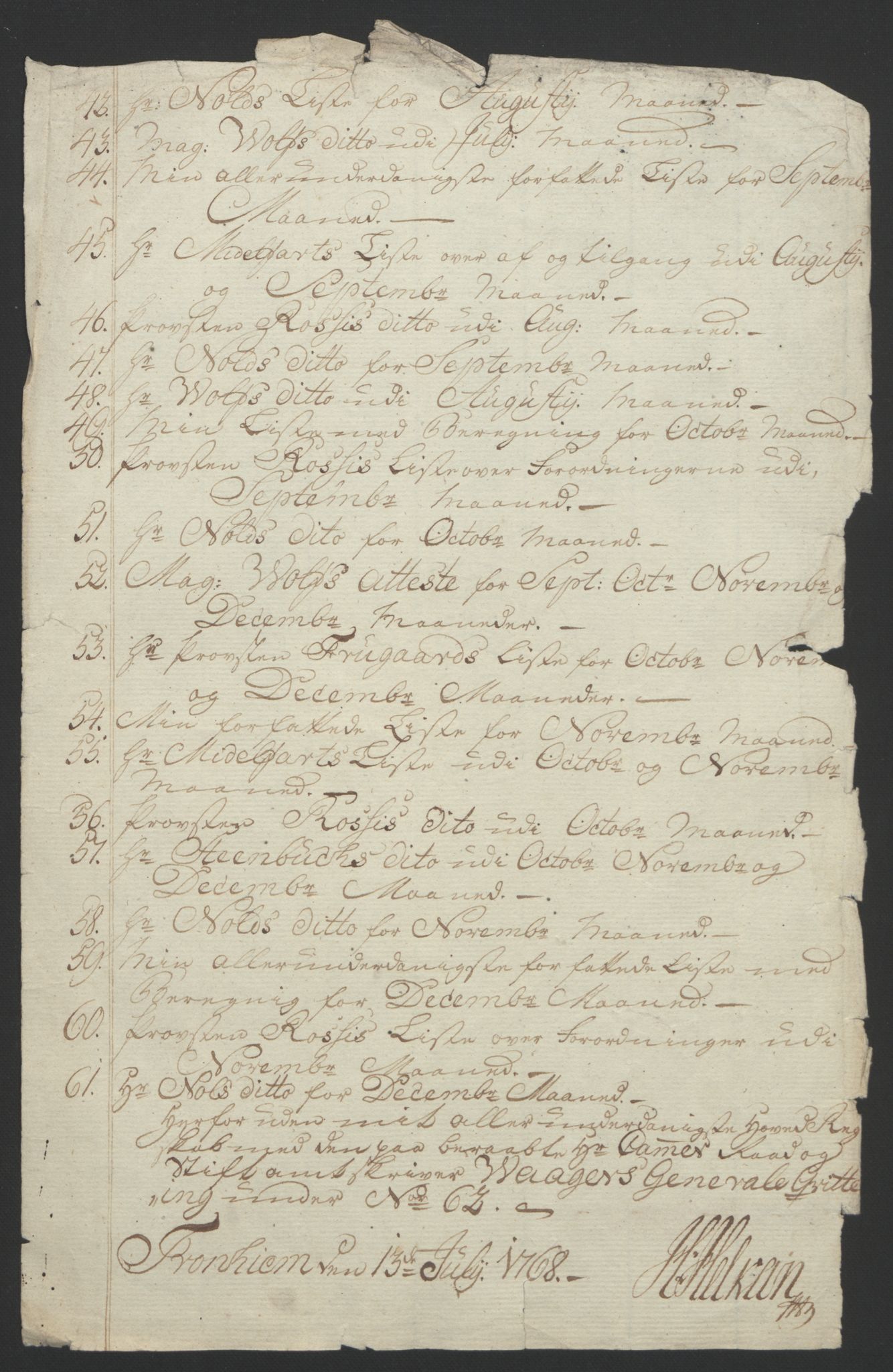 Rentekammeret inntil 1814, Reviderte regnskaper, Fogderegnskap, RA/EA-4092/R61/L4180: Ekstraskatten Strinda og Selbu, 1762-1767, p. 354