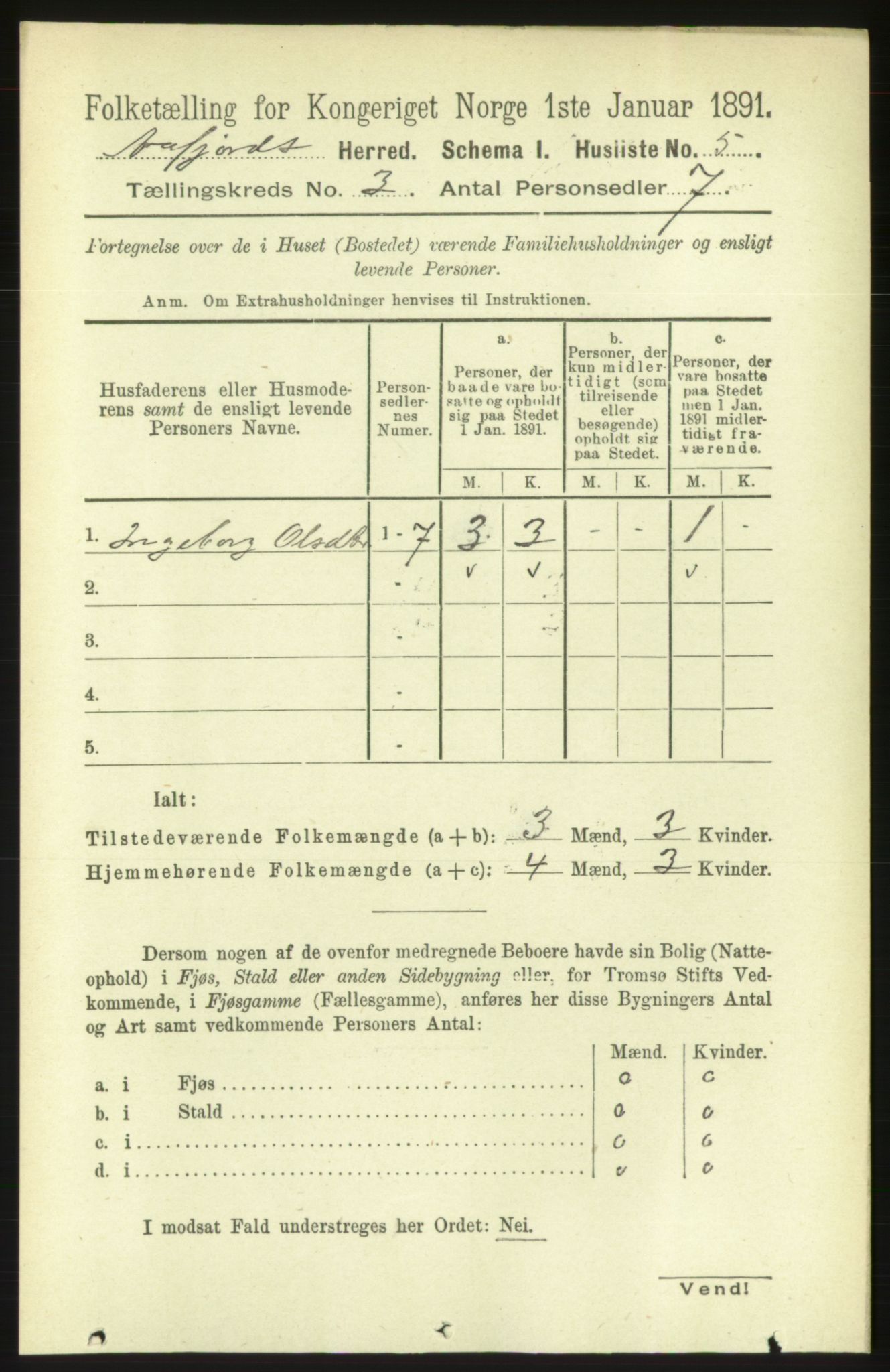 RA, 1891 census for 1630 Åfjord, 1891, p. 556