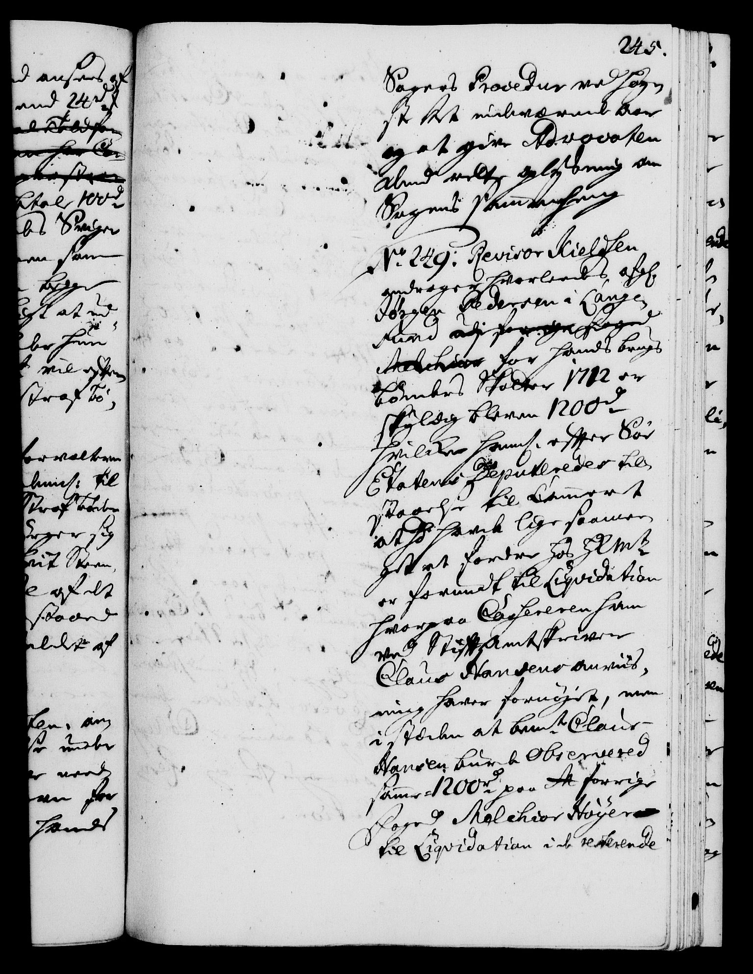 Rentekammeret, Kammerkanselliet, AV/RA-EA-3111/G/Gh/Gha/L0010: Norsk ekstraktmemorialprotokoll (merket RK 53.55), 1728, p. 245