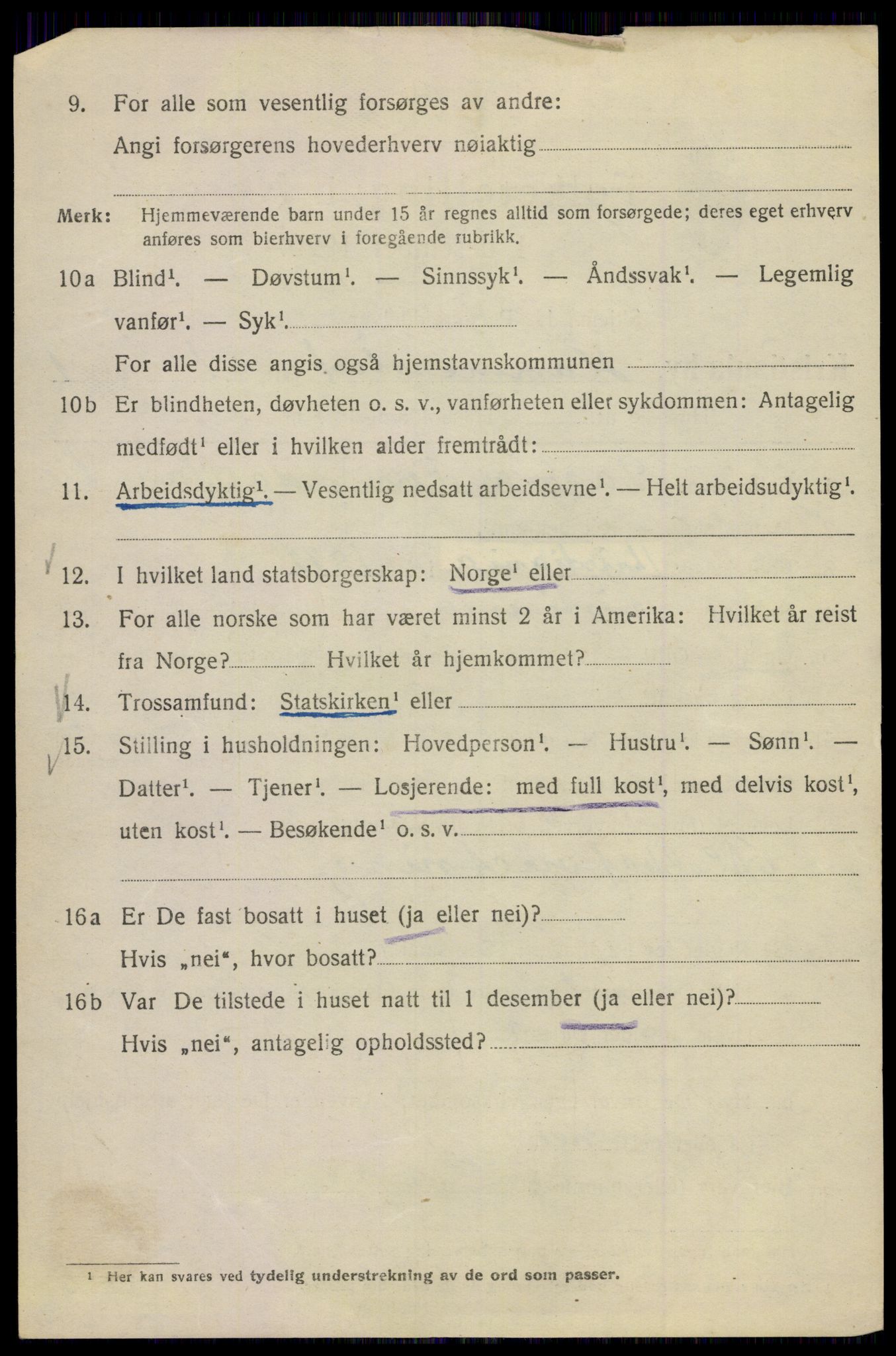 SAO, 1920 census for Kristiania, 1920, p. 268522