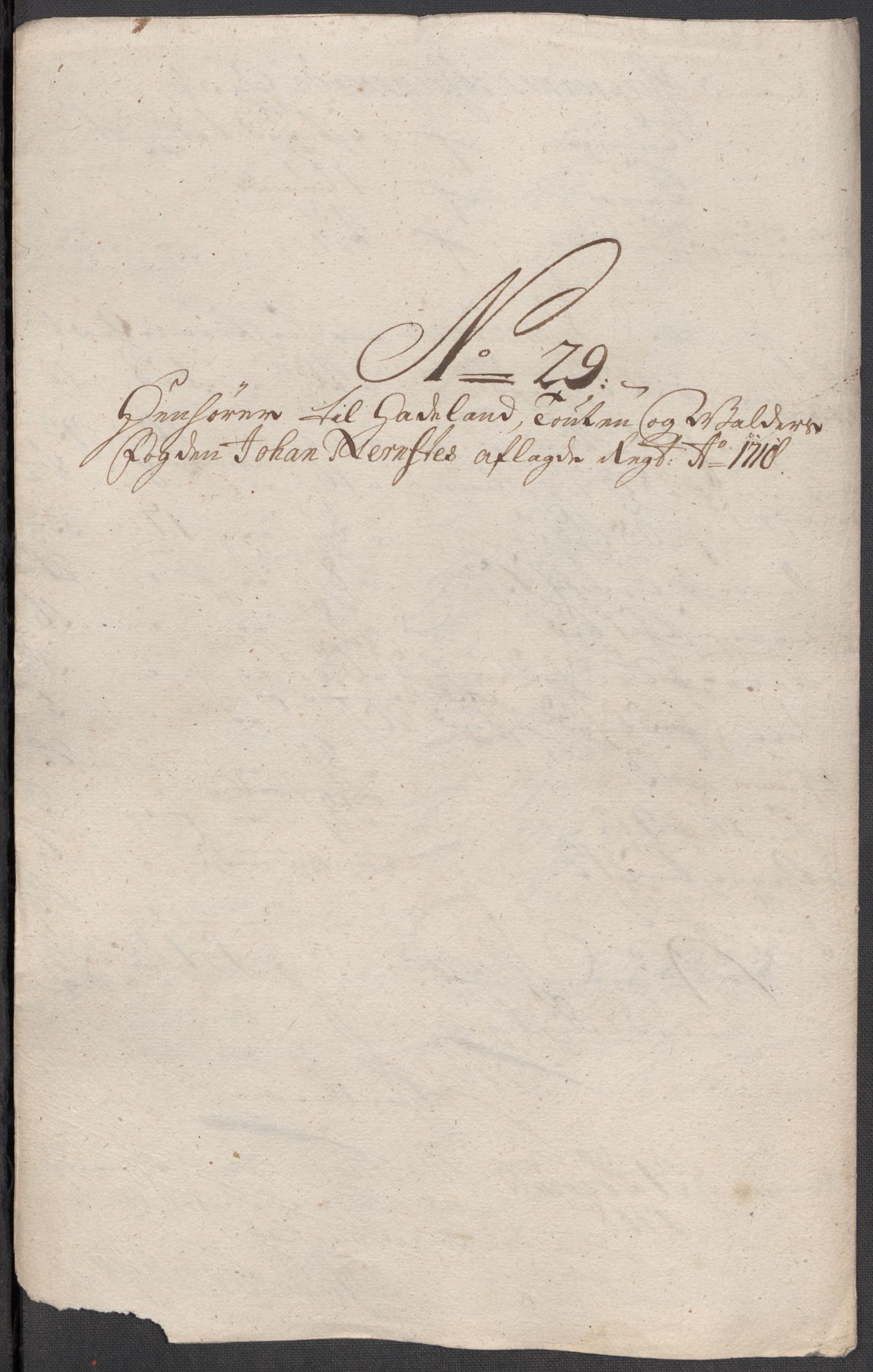 Rentekammeret inntil 1814, Reviderte regnskaper, Fogderegnskap, AV/RA-EA-4092/R18/L1320: Fogderegnskap Hadeland, Toten og Valdres, 1718, p. 192