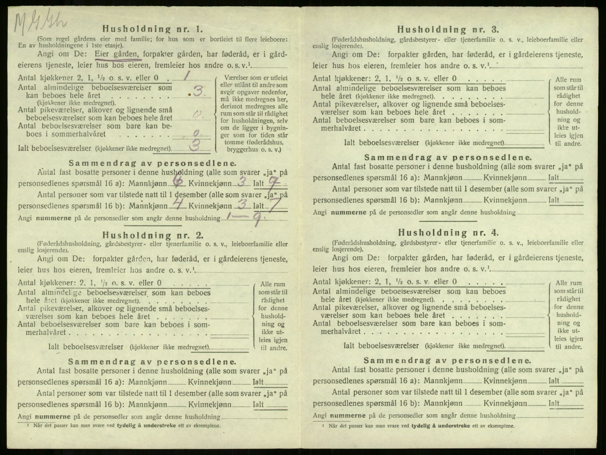 SAKO, 1920 census for Ramnes, 1920, p. 173