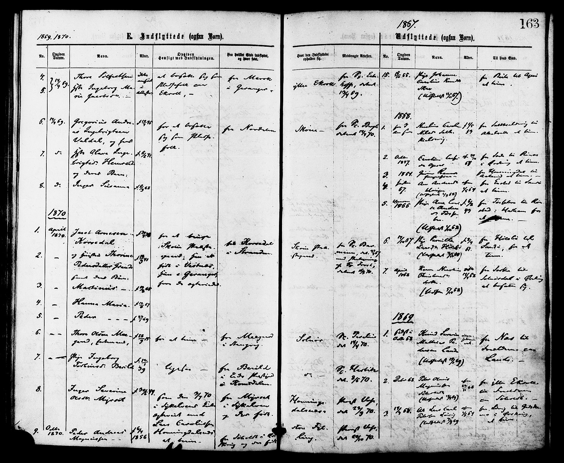 Ministerialprotokoller, klokkerbøker og fødselsregistre - Møre og Romsdal, AV/SAT-A-1454/524/L0355: Parish register (official) no. 524A07, 1864-1879, p. 163