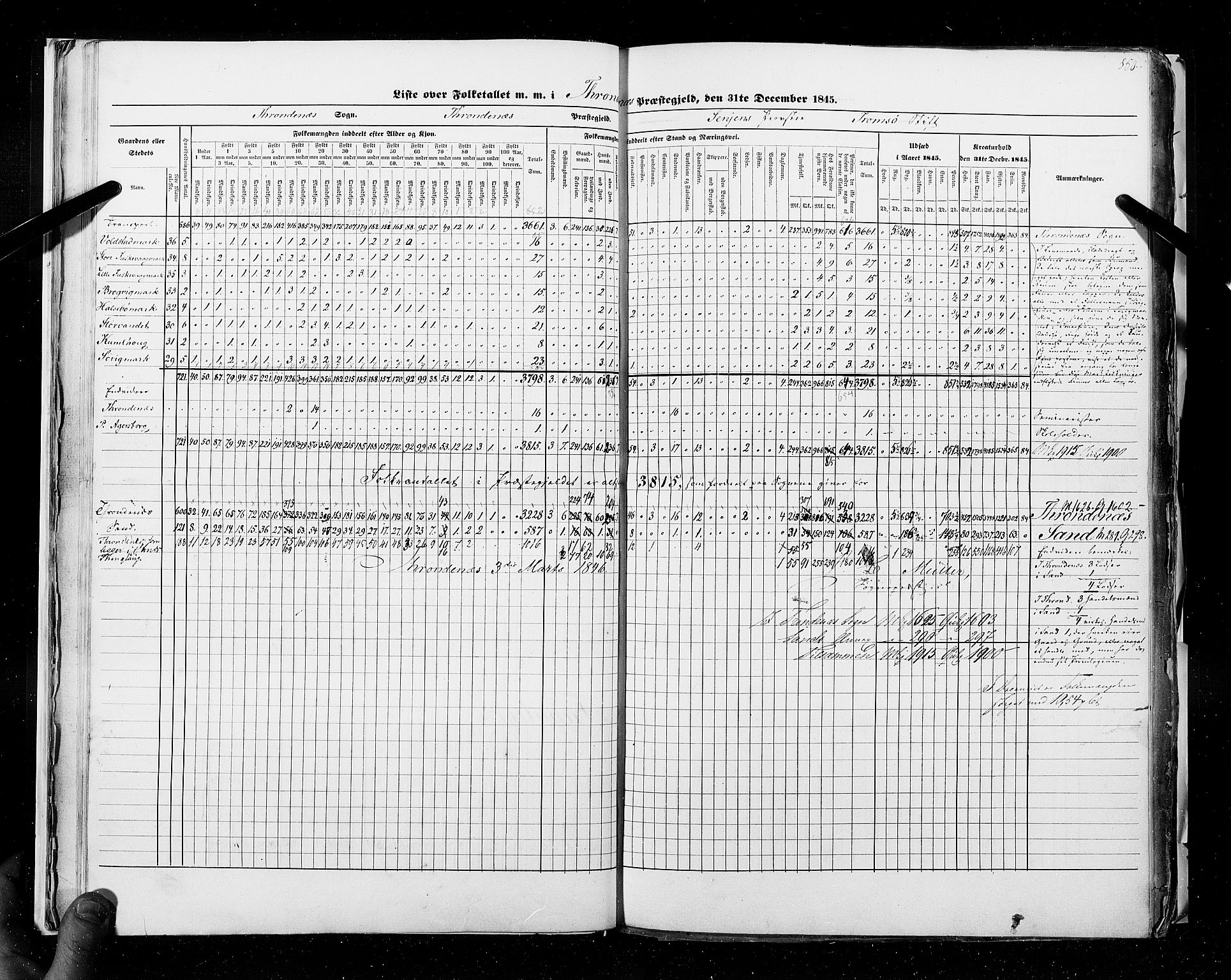 RA, Census 1845, vol. 9C: Finnmarken amt, 1845, p. 550