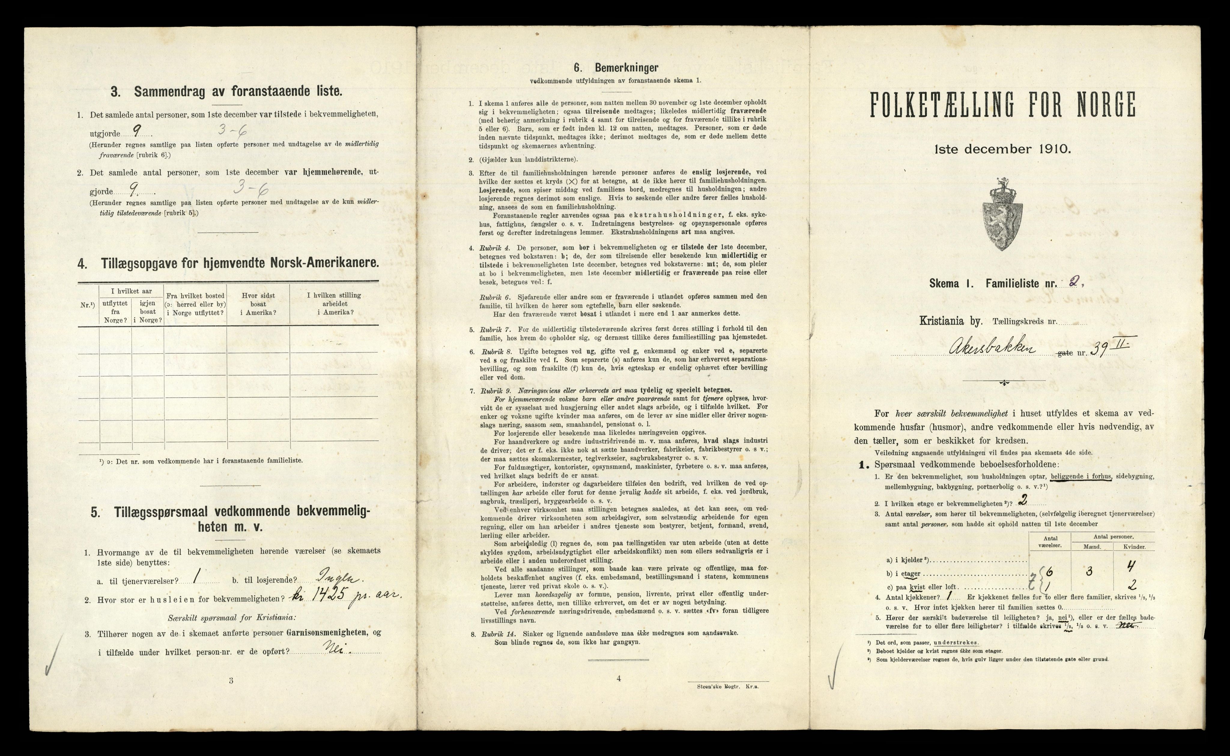 RA, 1910 census for Kristiania, 1910, p. 2015