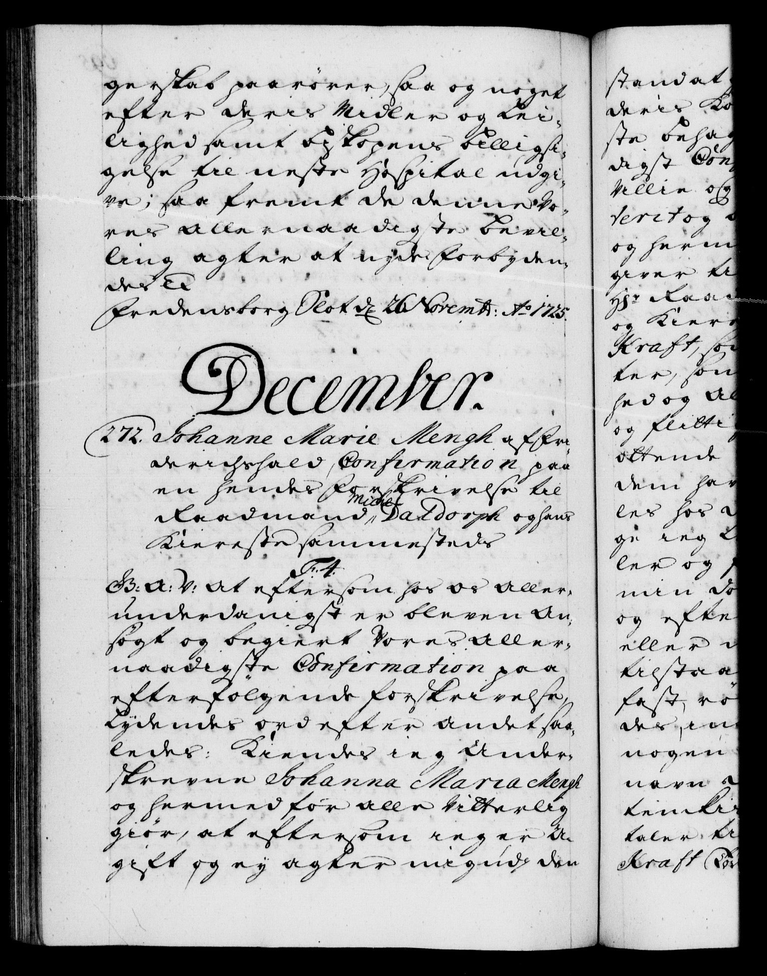 Danske Kanselli 1572-1799, AV/RA-EA-3023/F/Fc/Fca/Fcaa/L0024: Norske registre, 1723-1725, p. 695b