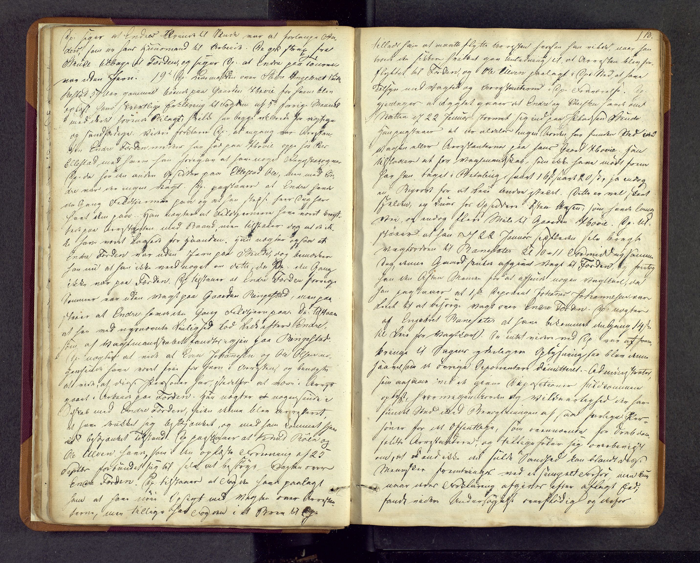 Valdres sorenskriveri, AV/SAH-TING-016/G/Gc/L0004: Ekstrarettsprotokoll, 1826-1831, p. 12b-13a