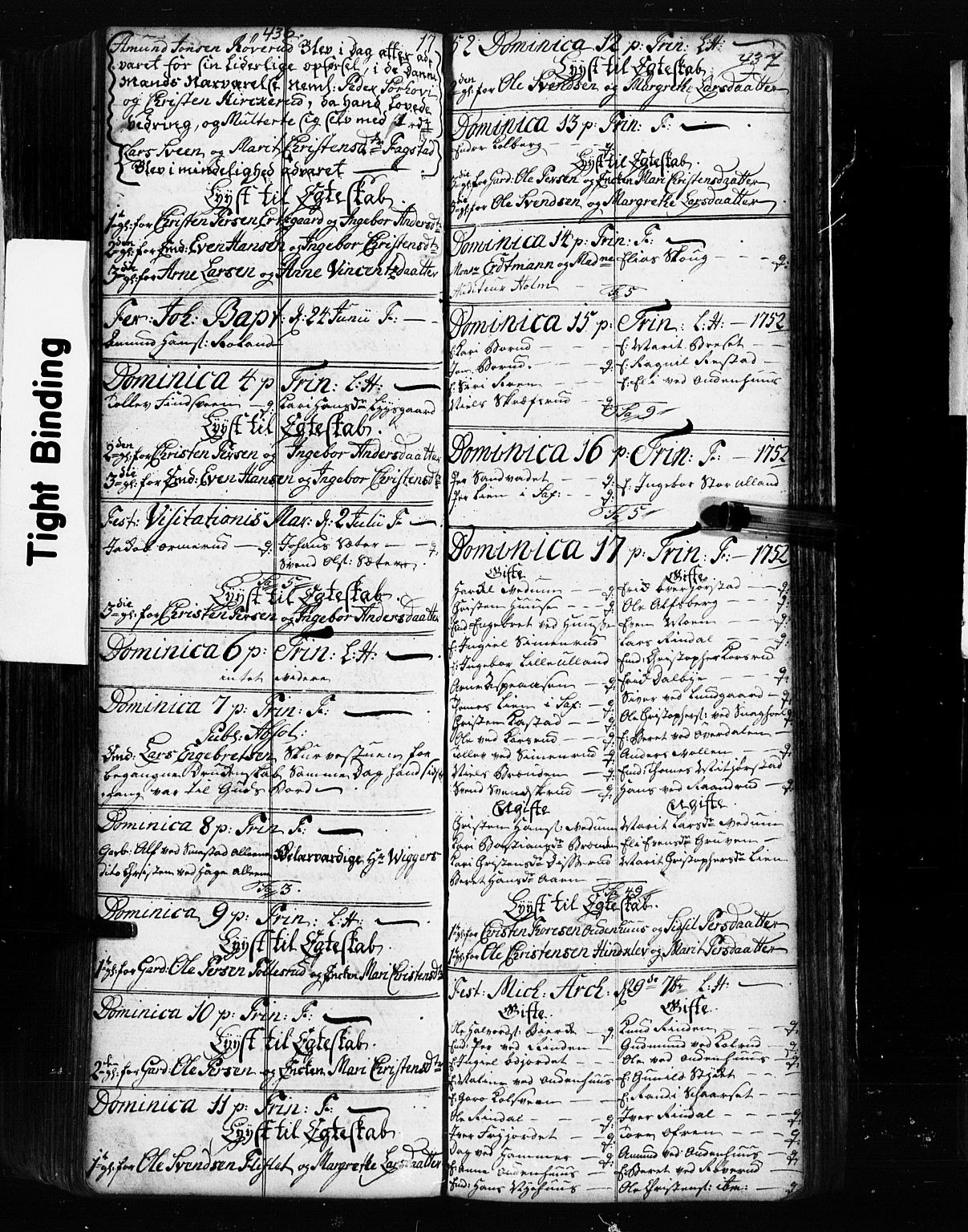 Fåberg prestekontor, SAH/PREST-086/H/Ha/Hab/L0002: Parish register (copy) no. 2, 1741-1756, p. 436-437