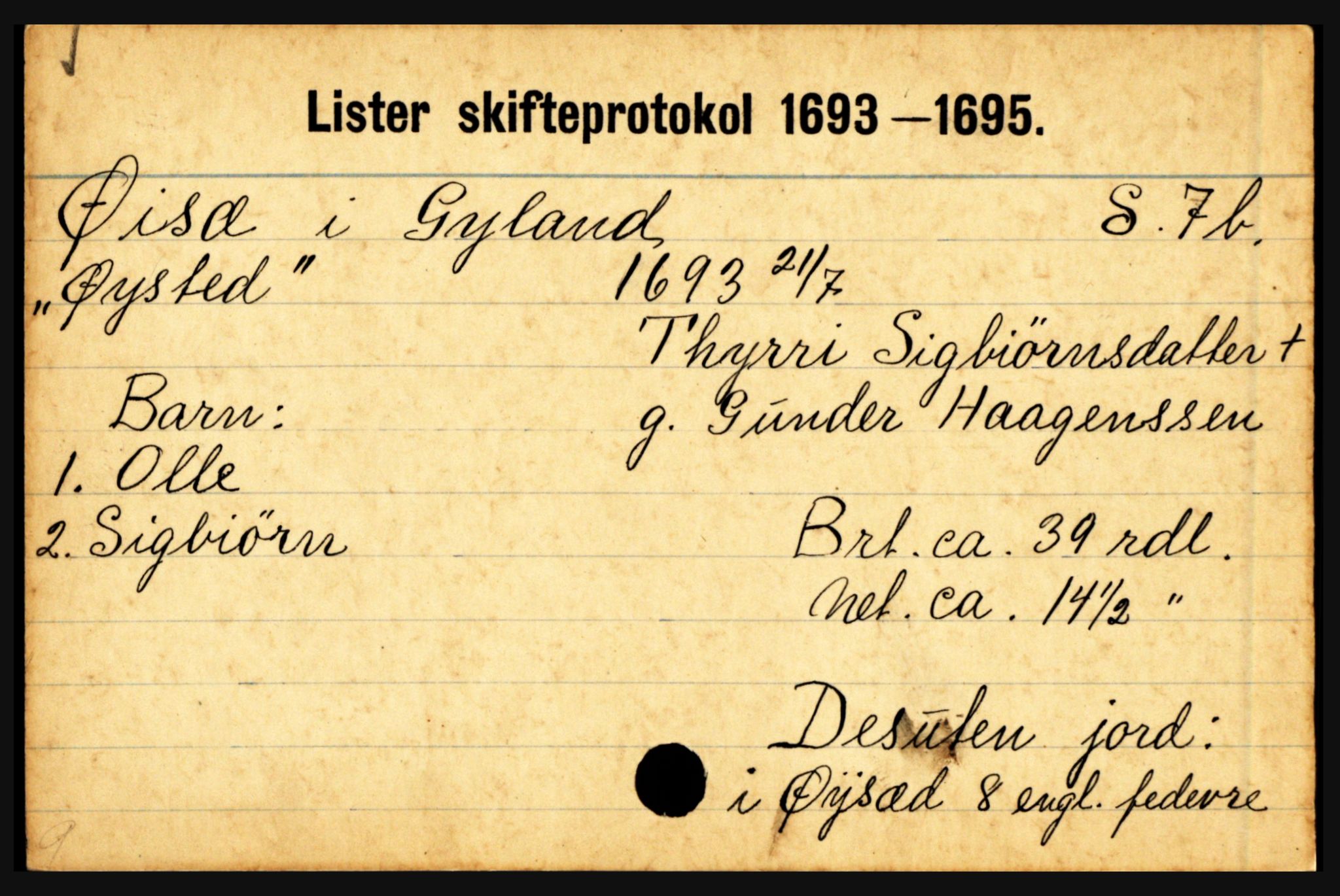 Lister sorenskriveri, AV/SAK-1221-0003/H, p. 44449